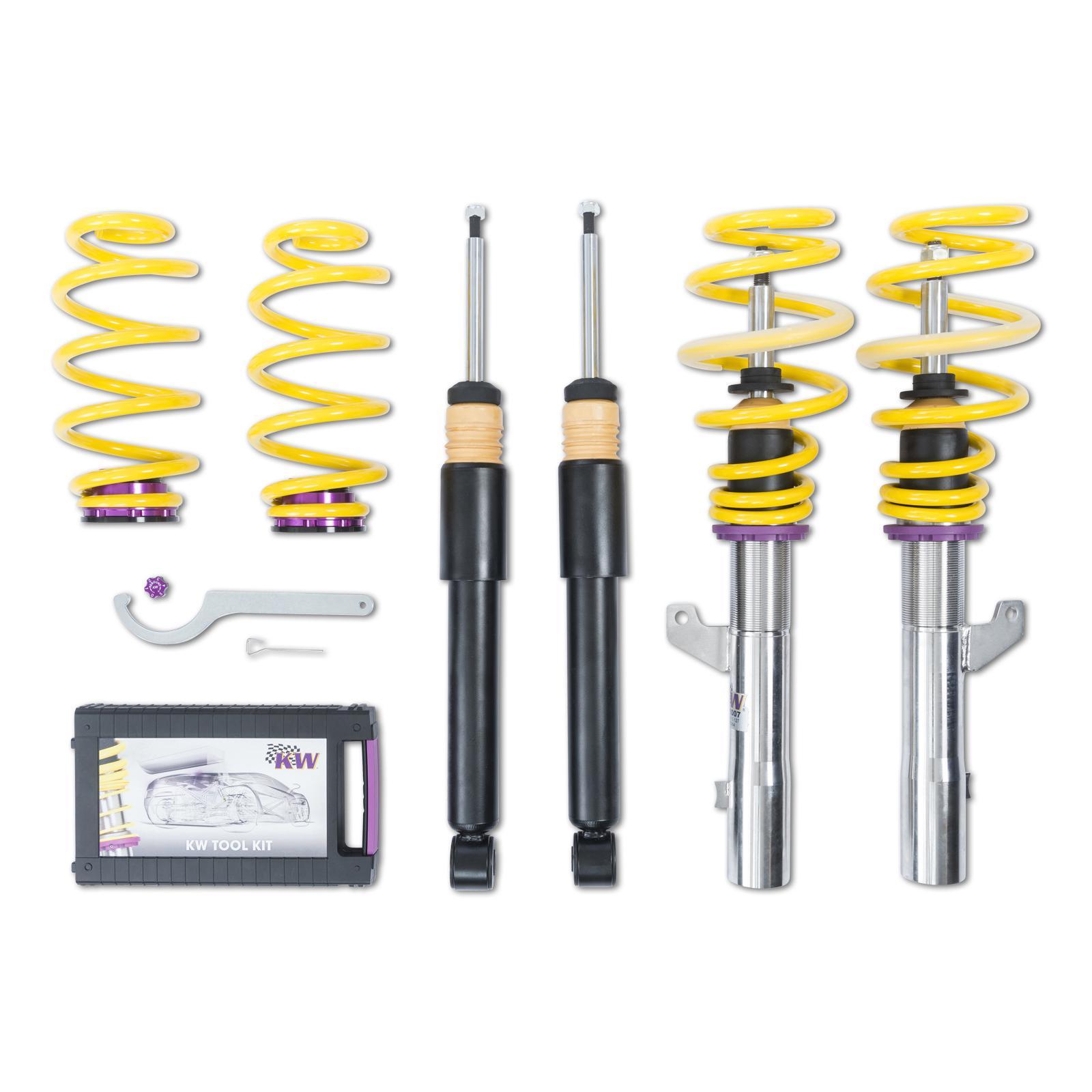 10210040 Coilovers Inox V1 KW Suspension i gruppen Välj bilmodell / VW / Golf 5 03-09 / Chassi / Coilovers hos DDESIGN (KW-10210040)