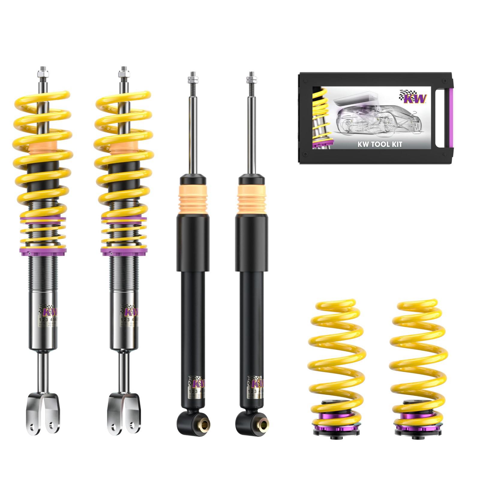 10210051 Coilovers Inox V1 KW Suspension i gruppen Välj bilmodell / Audi / A4 - S4 (B6) 2000-2006 / Chassi / Coilovers hos DDESIGN (KW-10210051)