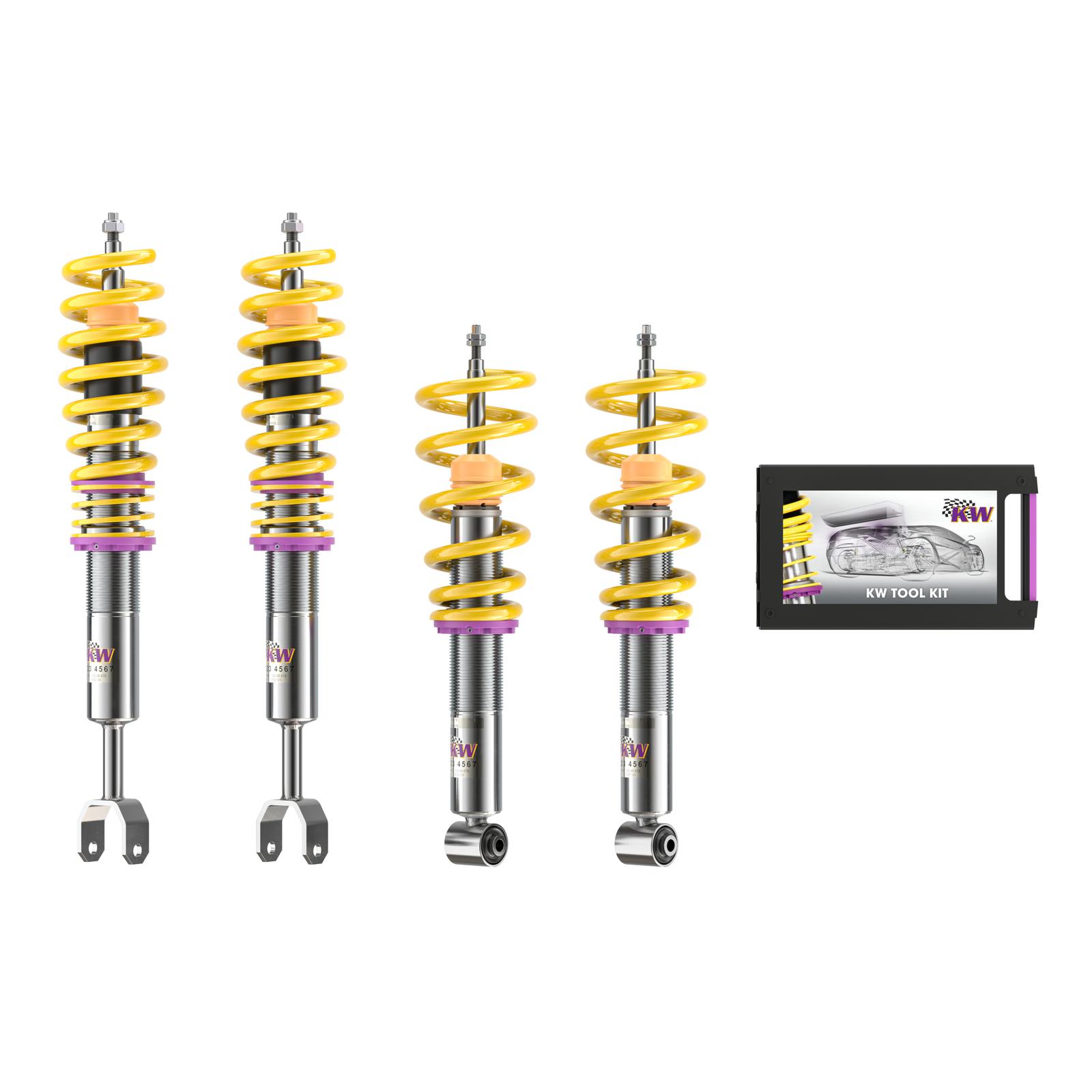 10210053 Coilovers Inox V1 KW Suspension i gruppen Välj bilmodell / Audi / A6 - S6 - RS6 (C5) 1997-2004 / Chassi / Coilovers hos DDESIGN (KW-10210053)