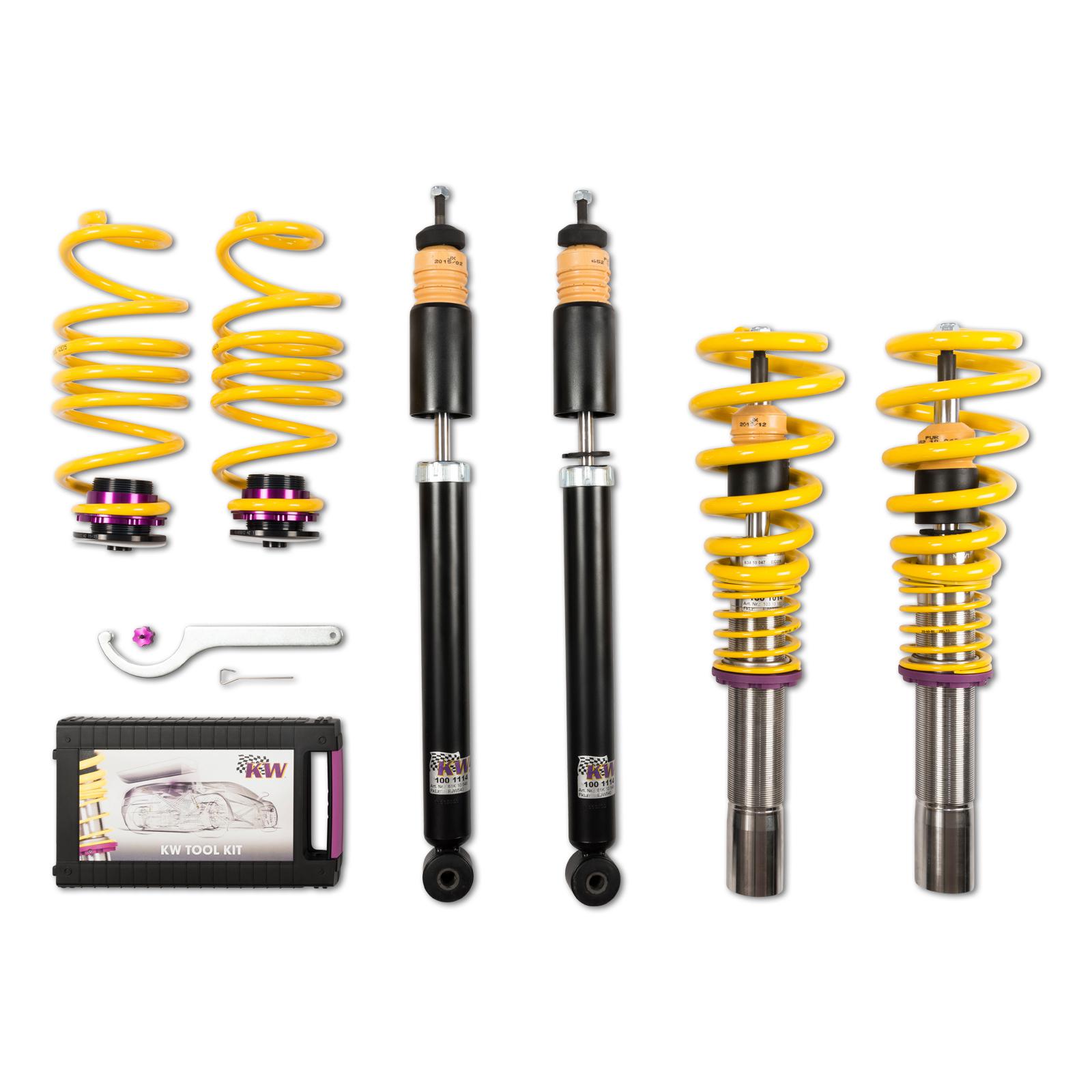 10210075 Coilovers Inox V1 KW Suspension i gruppen Välj bilmodell / Audi / A4 - S4 - RS4 (B8) 2007-2014 / Chassi / Coilovers hos DDESIGN (KW-10210075)