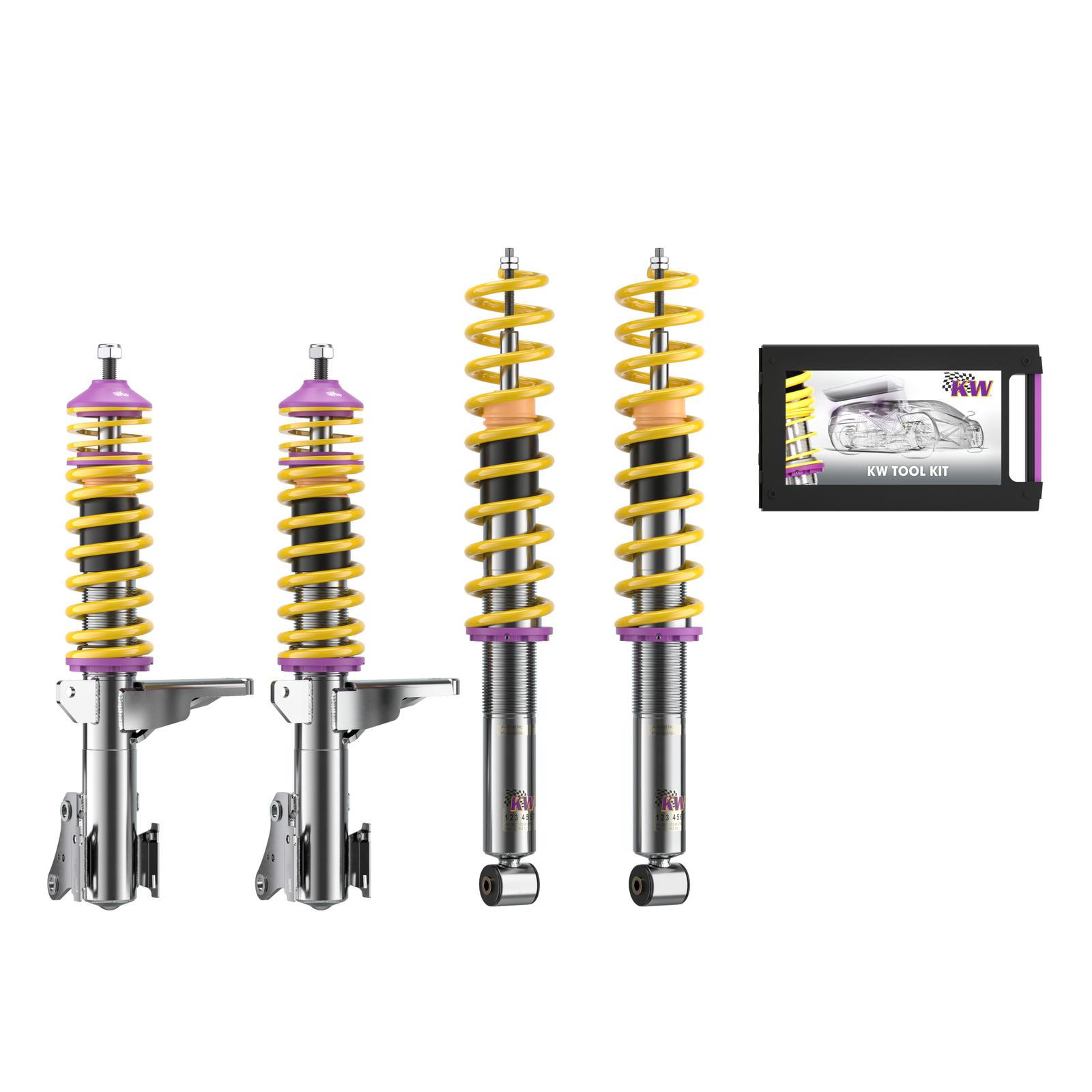 10210902 Coilovers Inox V1 KW Suspension i gruppen Välj bilmodell / Audi / 80 - 90 - 100 1966-1997 / Chassi / Fjädring hos DDESIGN (KW-10210902)