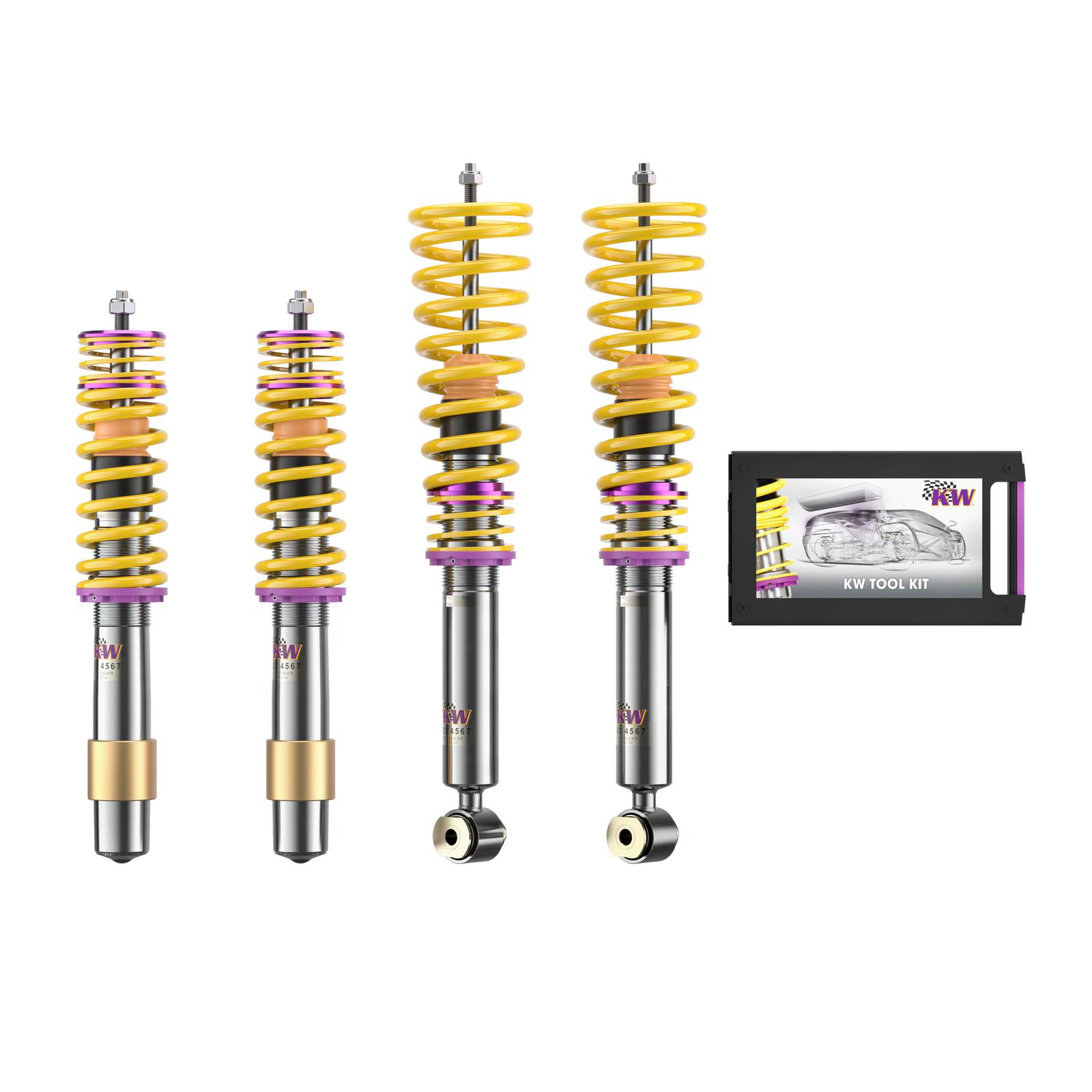 10220005 Coilovers Inox V1 KW Suspension i gruppen Välj bilmodell / BMW / 5-serie (E60-E61) 03-10 / Chassi / Coilovers hos DDESIGN (KW-10220005)