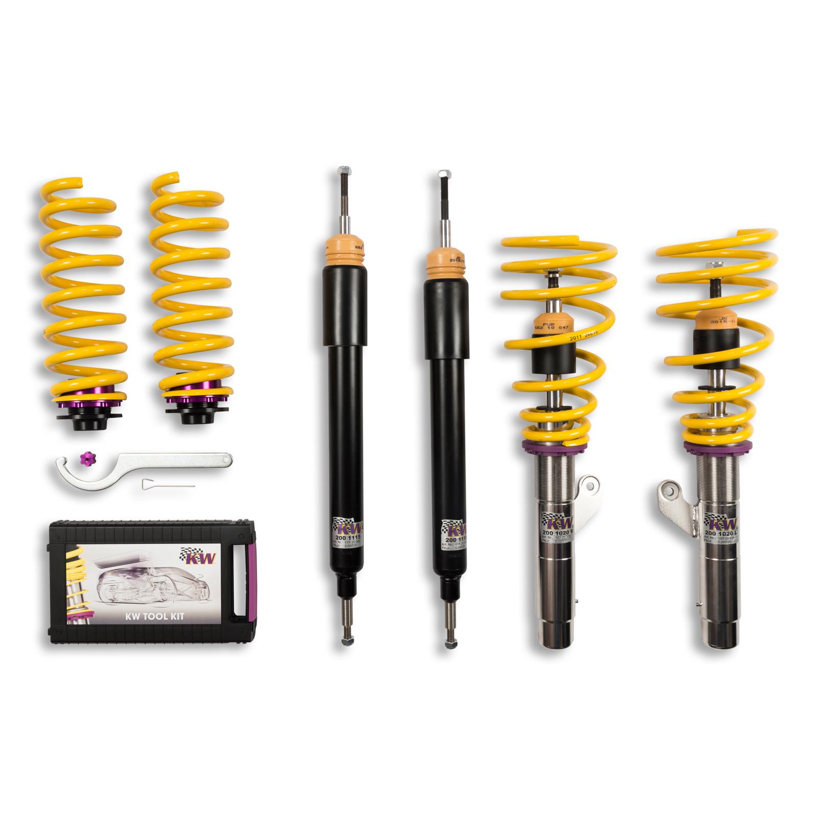 10220048 Coilovers Inox V1 KW Suspension i gruppen Välj bilmodell / BMW / 3-serie (E90-E91) 2005-2012 / Chassi / Coilovers hos DDESIGN (KW-10220048)