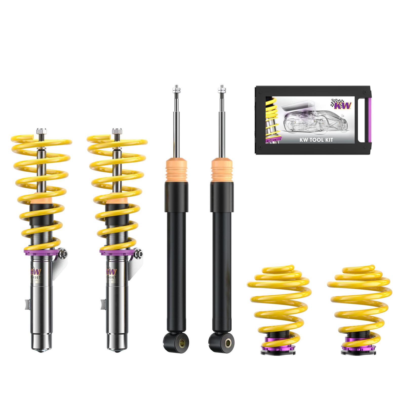 10220072 Coilovers Inox V1 KW Suspension i gruppen Välj bilmodell / BMW / Z4 (E85-E89) 02-16 / Chassi / Coilovers hos DDESIGN (KW-10220072)