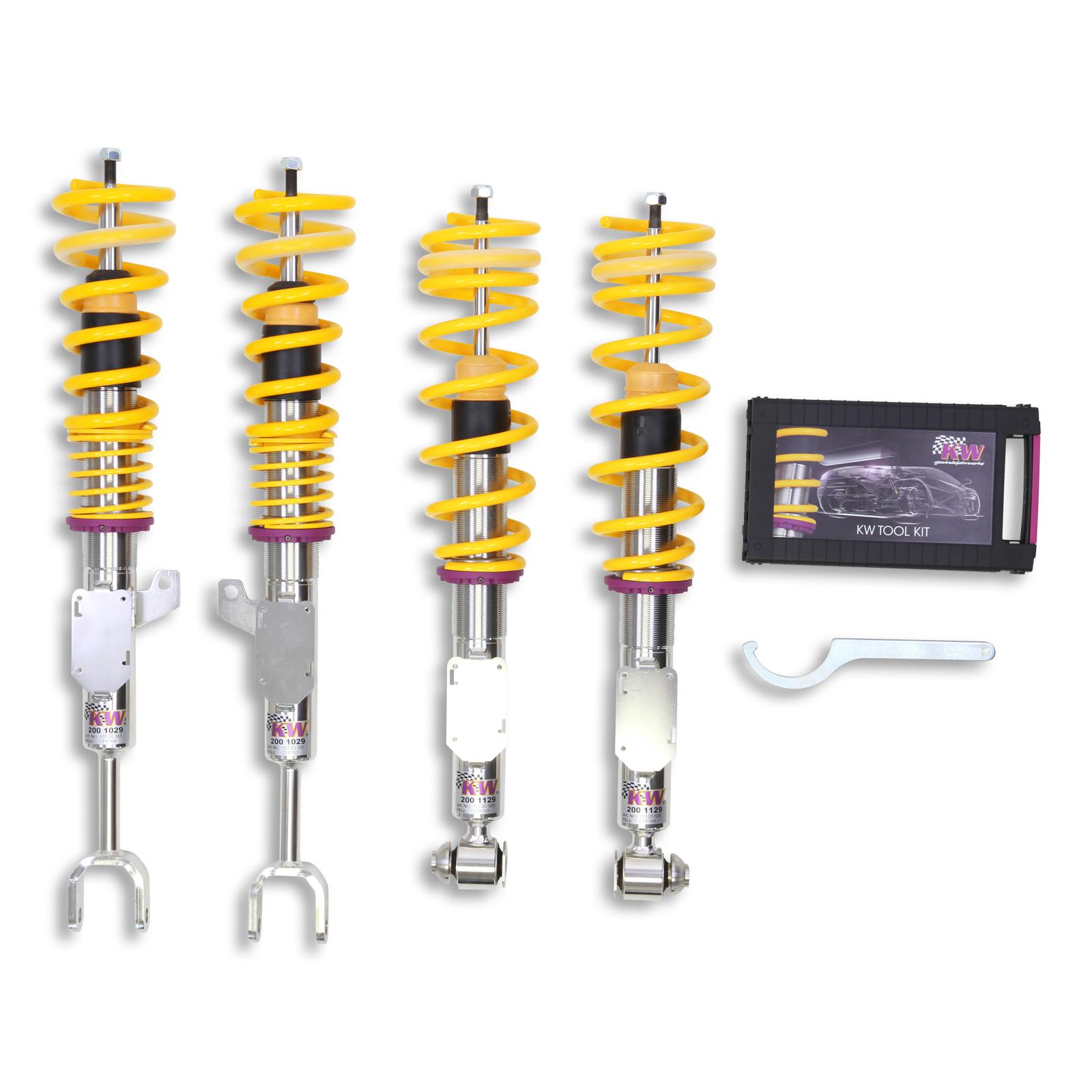 10220080 Coilovers Inox V1 KW Suspension i gruppen Välj bilmodell / BMW / 5-serie (F07-F10-F11) 11-17 / Chassi / Coilovers hos DDESIGN (KW-10220080)