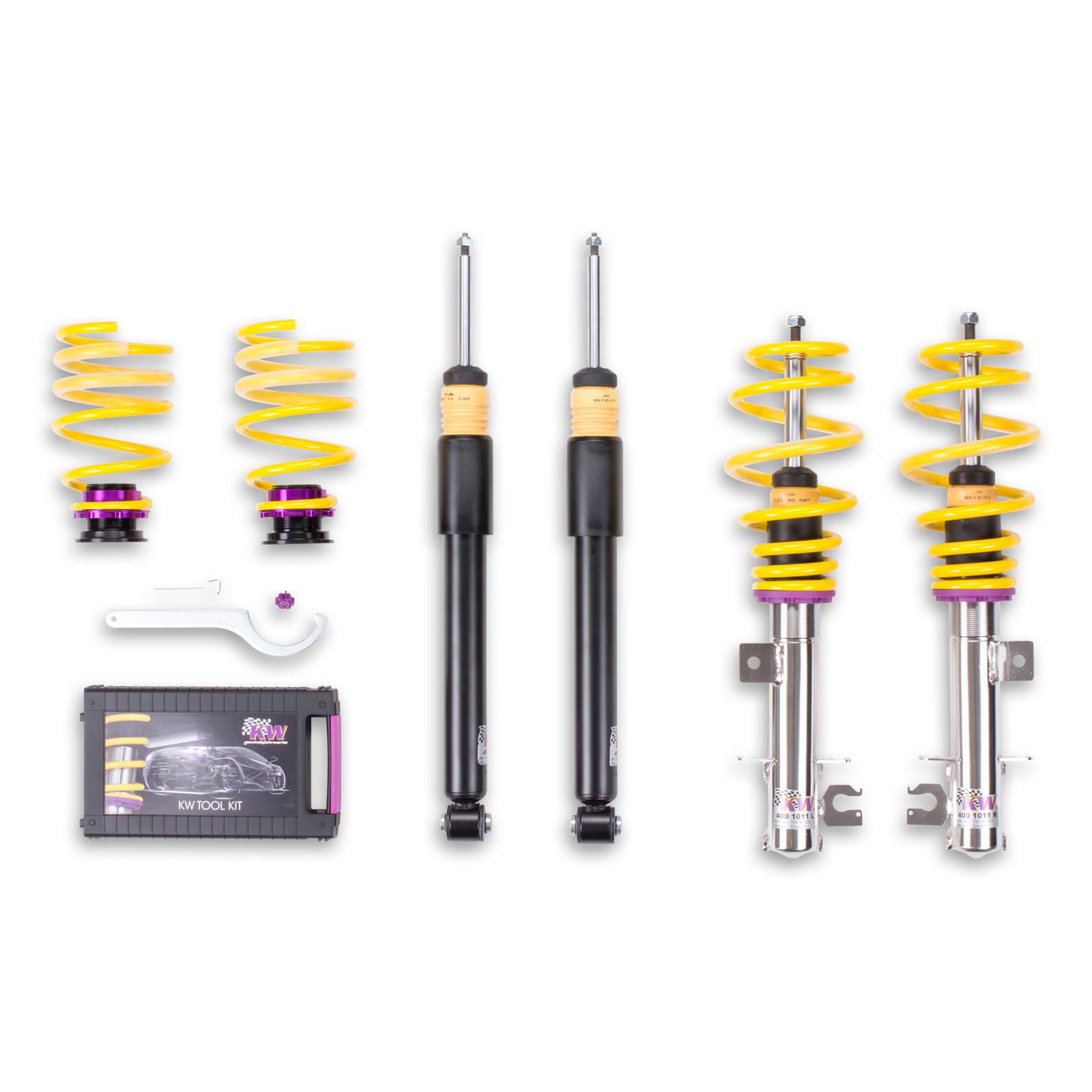 10240016 Coilovers Inox V1 KW Suspension i gruppen Välj bilmodell / Fiat / Grande Punto 05+ / Chassi / Fjädring hos DDESIGN (KW-10240016)