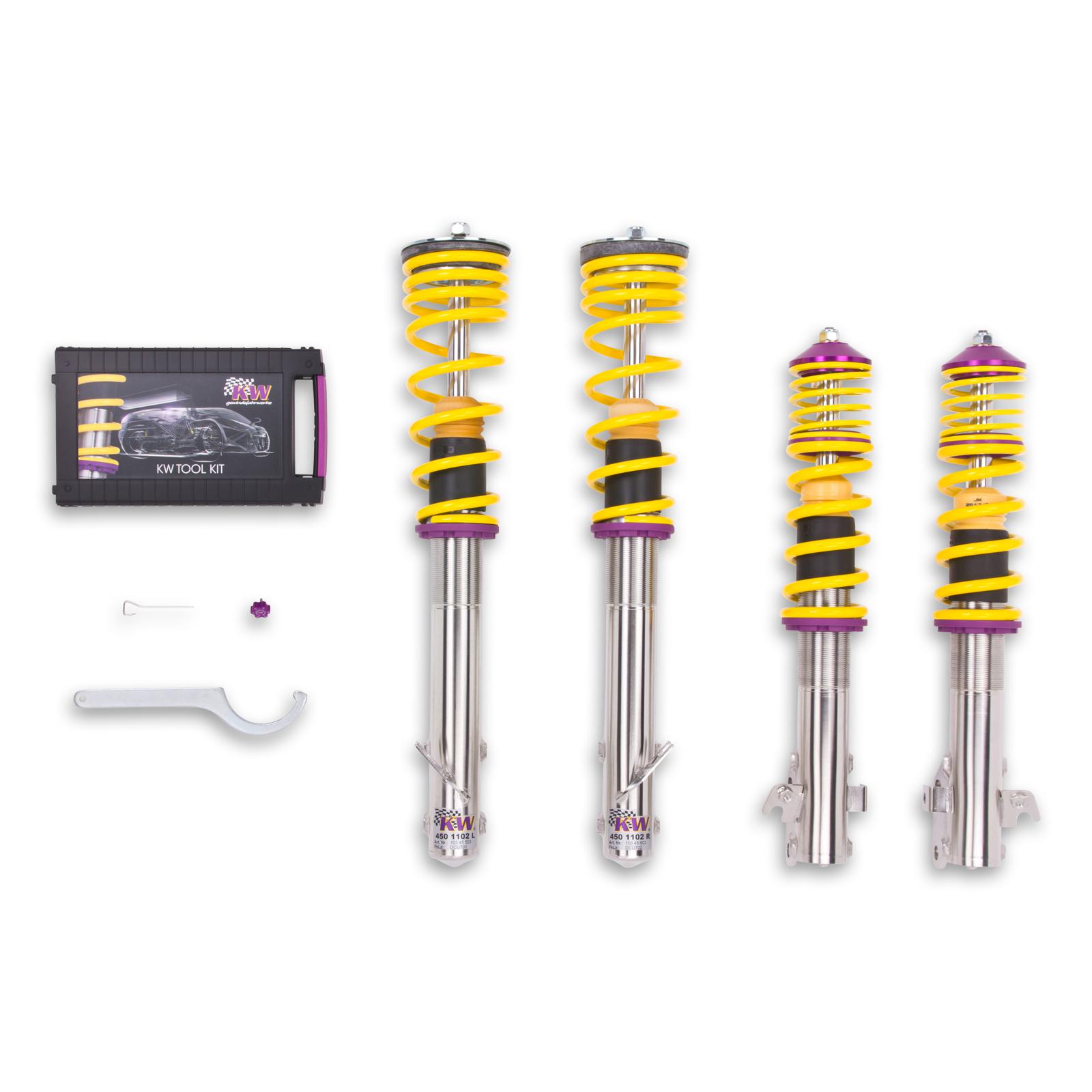 10245013 Coilovers Inox V1 KW Suspension i gruppen Välj bilmodell / Subaru / Impreza inkl. WRX - STI 00-07 / Chassi / Coilovers & Luftfjädring hos DDESIGN (KW-10245013)