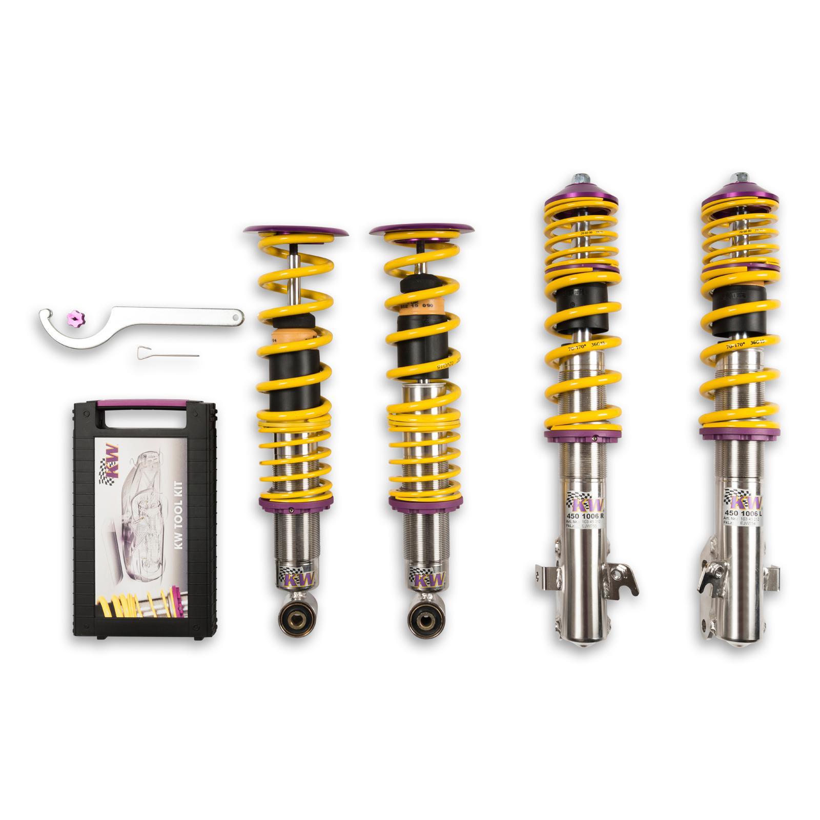 10245015 Coilovers Inox V1 KW Suspension i gruppen Välj bilmodell / Subaru / Impreza inkl. WRX 08-14 / Chassi / Fjädring hos DDESIGN (KW-10245015)