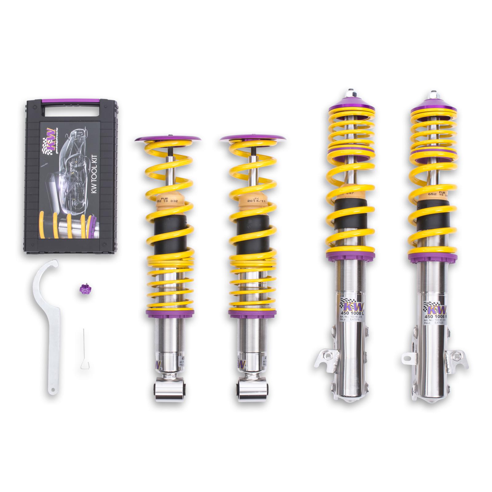 10245018 Coilovers Inox V1 KW Suspension i gruppen Välj bilmodell / Subaru / WRX STI 15-21 / Chassi / Fjädring hos DDESIGN (KW-10245018)