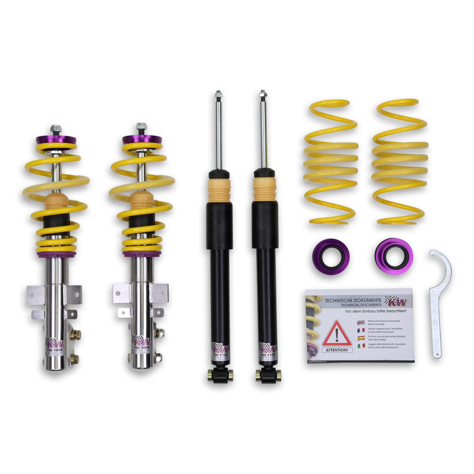 10270019 Coilovers Inox V1 KW Suspension i gruppen Universala produkter / Chassi / Coilovers hos DDESIGN (KW-10270019)