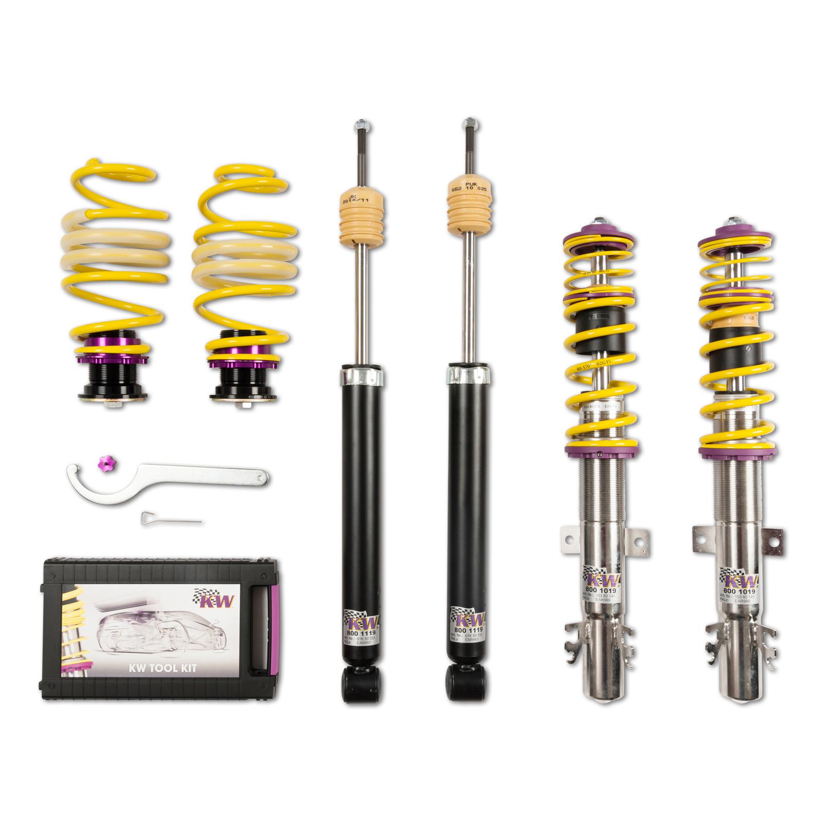 1028000C Coilovers Inox V1 KW Suspension i gruppen Välj bilmodell / VW / Up! hos DDESIGN (KW-1028000C)