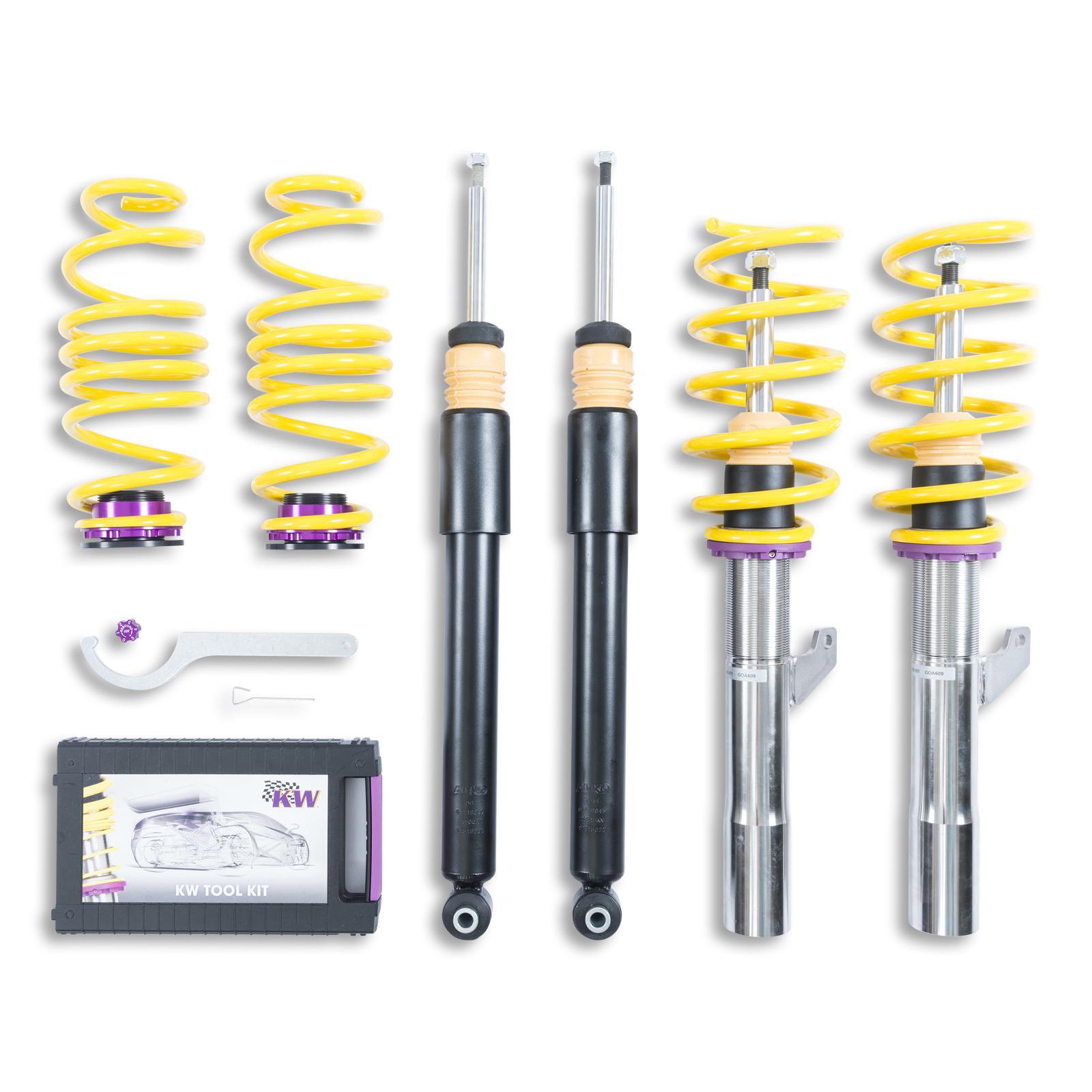 102800AF Coilovers Inox V1 KW Suspension i gruppen Välj bilmodell / VW / Passat 14+ / Chassi / Coilovers hos DDESIGN (KW-102800AF)