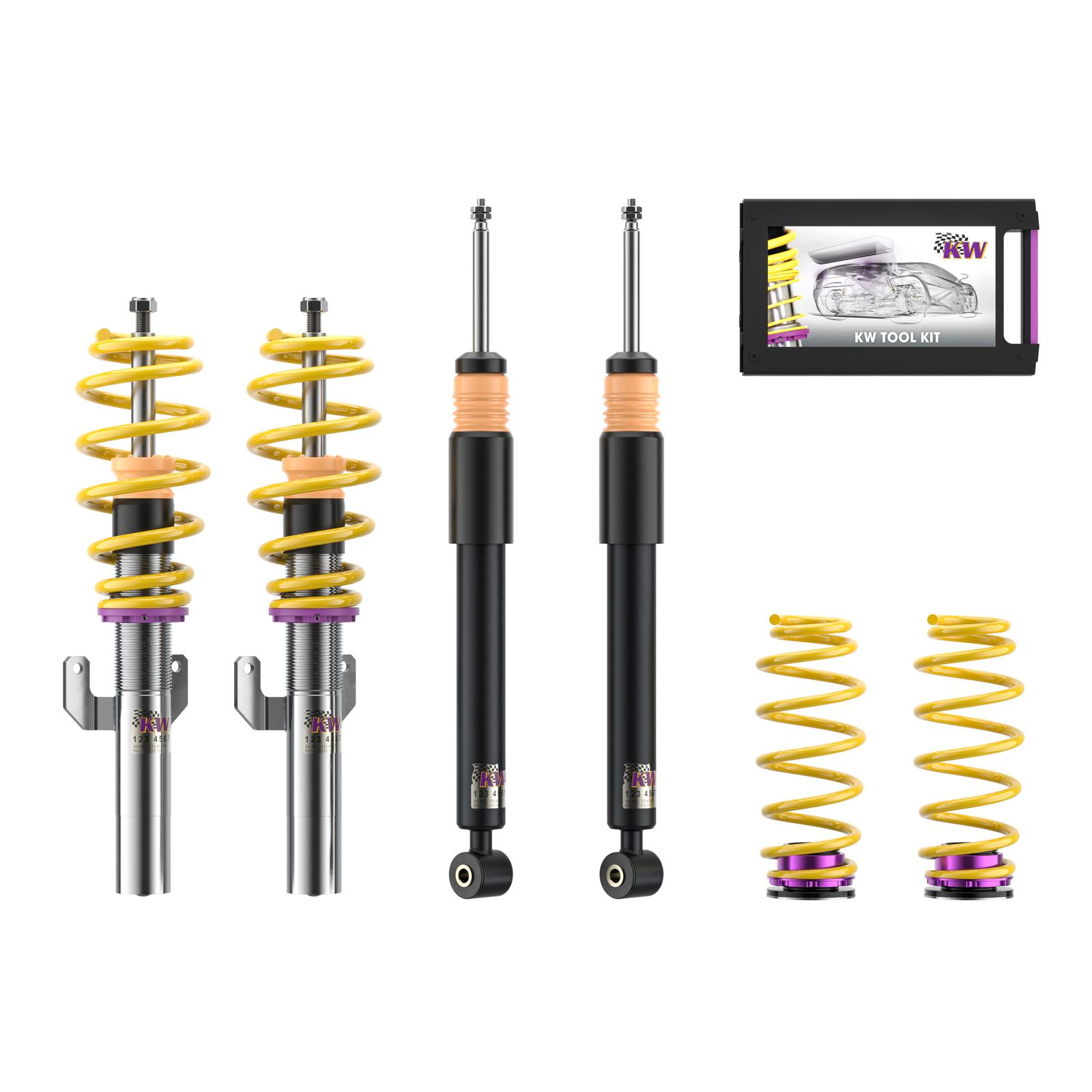 102800BY Coilovers Inox V1 (inkl. Cancellation Kit) KW Suspension i gruppen Välj bilmodell hos DDESIGN (KW-102800BY)