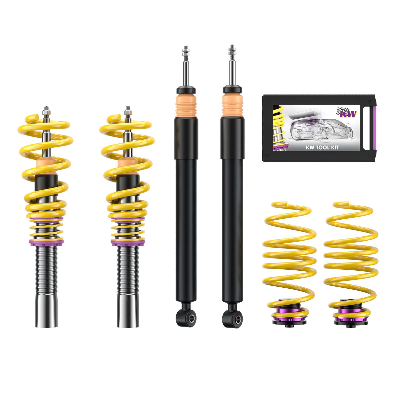 15210075 Coilovers Inox V2 KW Suspension i gruppen Välj bilmodell / Audi / A4 - S4 - RS4 (B8) 2007-2014 / Chassi / Coilovers hos DDESIGN (KW-15210075)