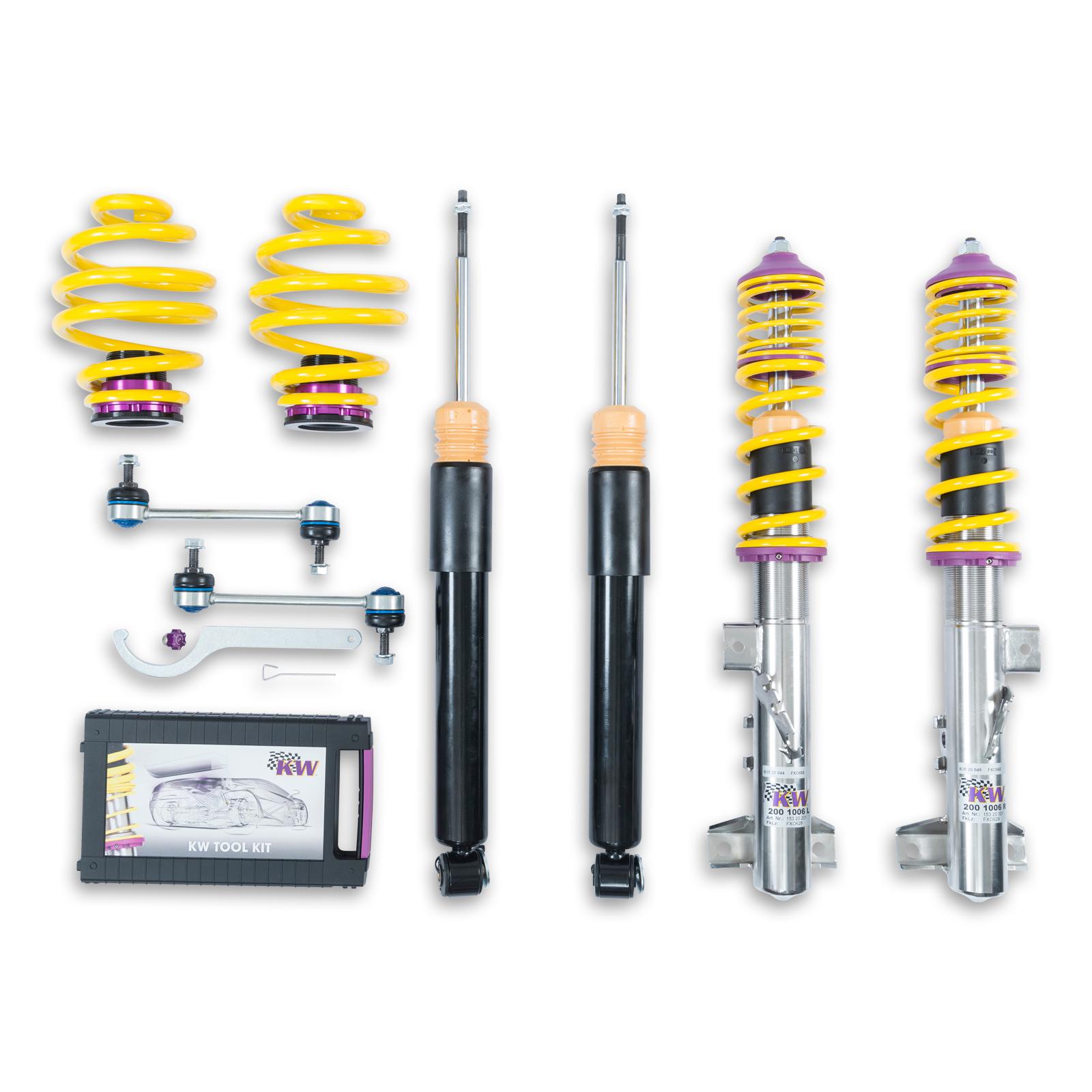 15220012 Coilovers Inox V2 KW Suspension i gruppen Välj bilmodell / BMW / 3-serie (E36) 1990-2000 / Chassi / Coilovers & Luftfjädring hos DDESIGN (KW-15220012)