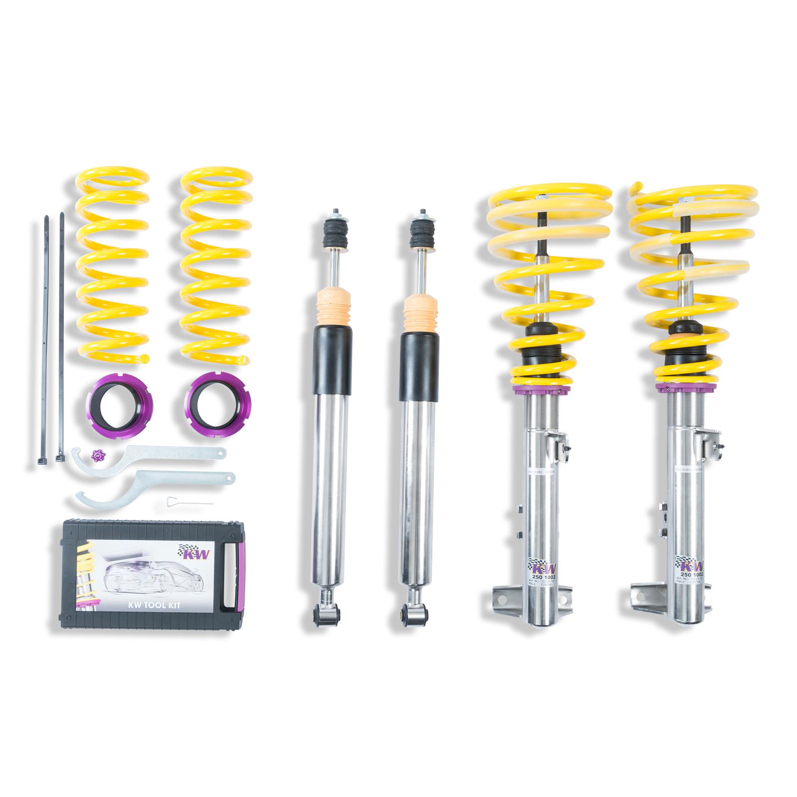 15225002 Coilovers Inox V2 KW Suspension i gruppen Välj bilmodell / Mercedes Benz / C-Class 00-08 (W203) / Chassi / Fjädring hos DDESIGN (KW-15225002)