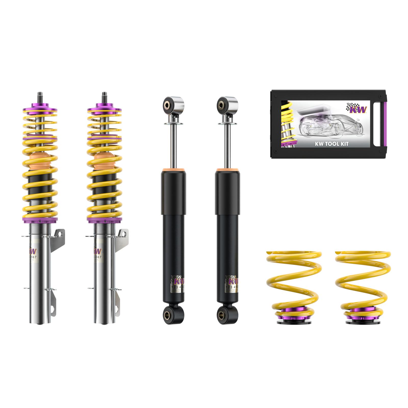 15280031 Coilovers Inox V2 KW Suspension i gruppen Välj bilmodell / Skoda / Octavia Mk1 96-04 / Chassi / Fjädring hos DDESIGN (KW-15280031)