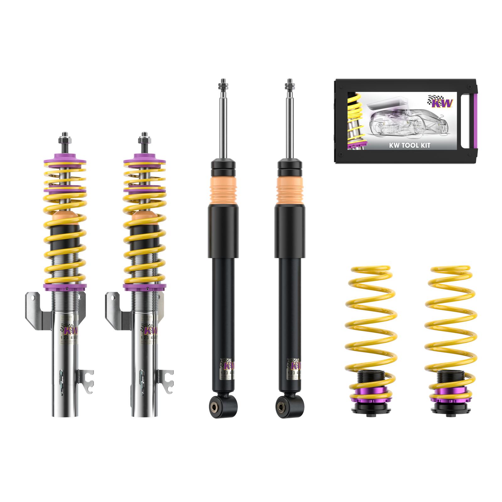 15281016 Coilovers Inox V2 KW Suspension i gruppen Välj bilmodell / VW / Polo 09-16 / Chassi / Fjädring hos DDESIGN (KW-15281016)