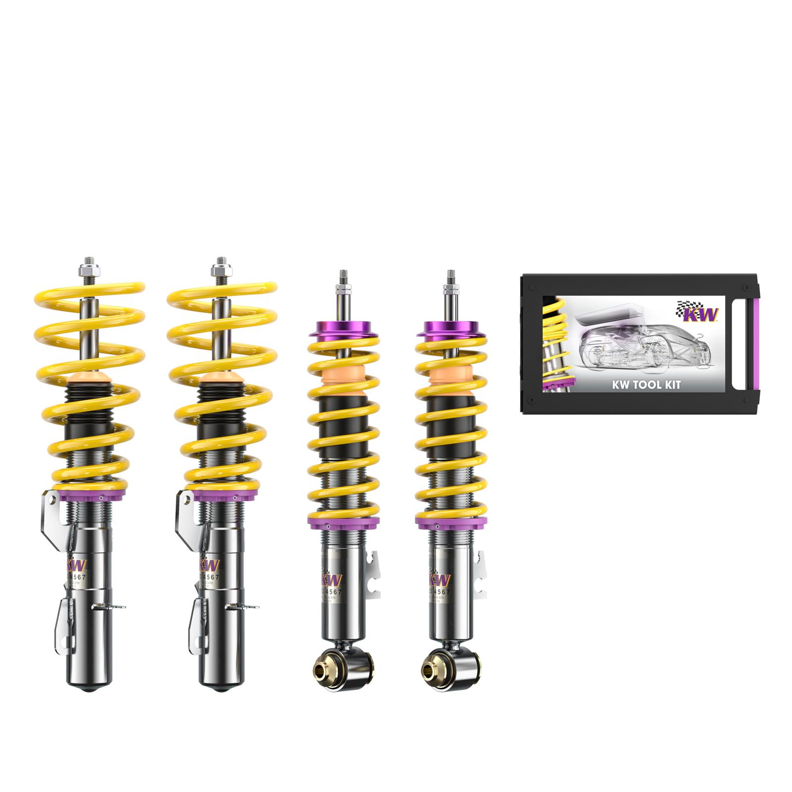 18020070 Coilovers V2 Comfort KW Suspension i gruppen Välj bilmodell / Mini / Cooper (R56/57) 2006-2013 / 2009-2015 / Chassi / Fjädring hos DDESIGN (KW-18020070)