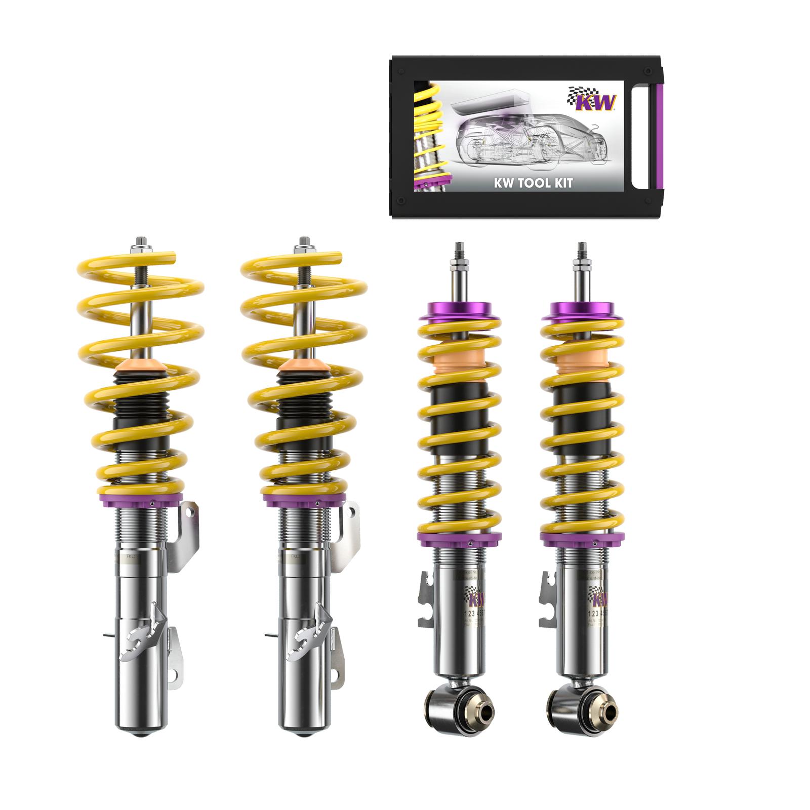 18020075 Coilovers V2 Comfort KW Suspension i gruppen Välj bilmodell / Mini / Cooper (R56/57) 2006-2013 / 2009-2015 / Chassi / Fjädring hos DDESIGN (KW-18020075)