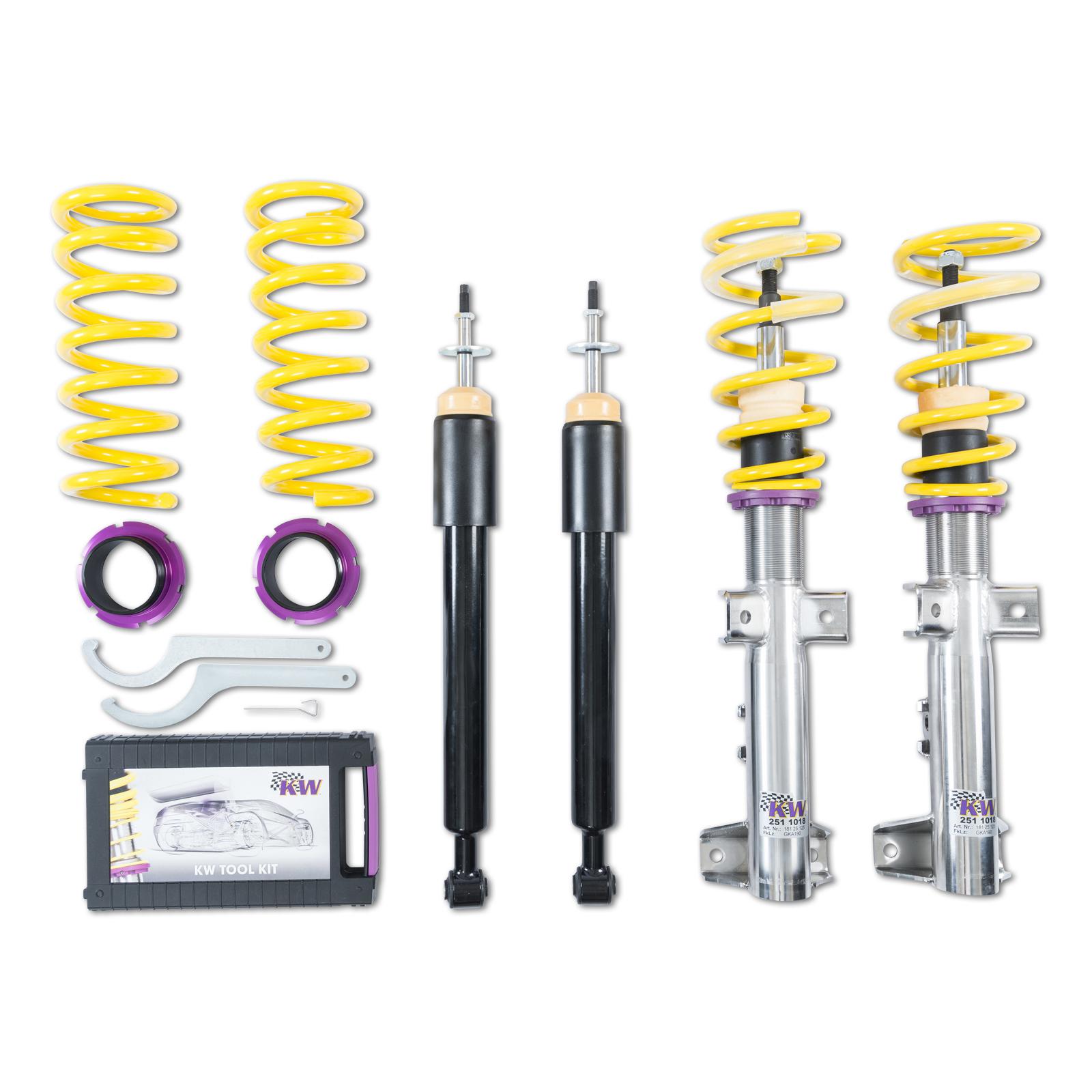 18025046 Coilovers V2 Comfort KW Suspension i gruppen Välj bilmodell / Mercedes Benz / SLK-Class 11-20 (R172) / Chassi hos DDESIGN (KW-18025046)