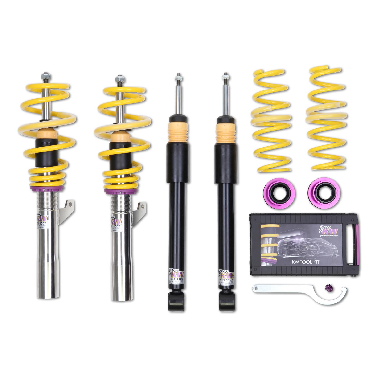 18080095 Coilovers V2 Comfort KW Suspension i gruppen Välj bilmodell / VW / Scirocco 08-17 / Chassi / Coilovers hos DDESIGN (KW-18080095)