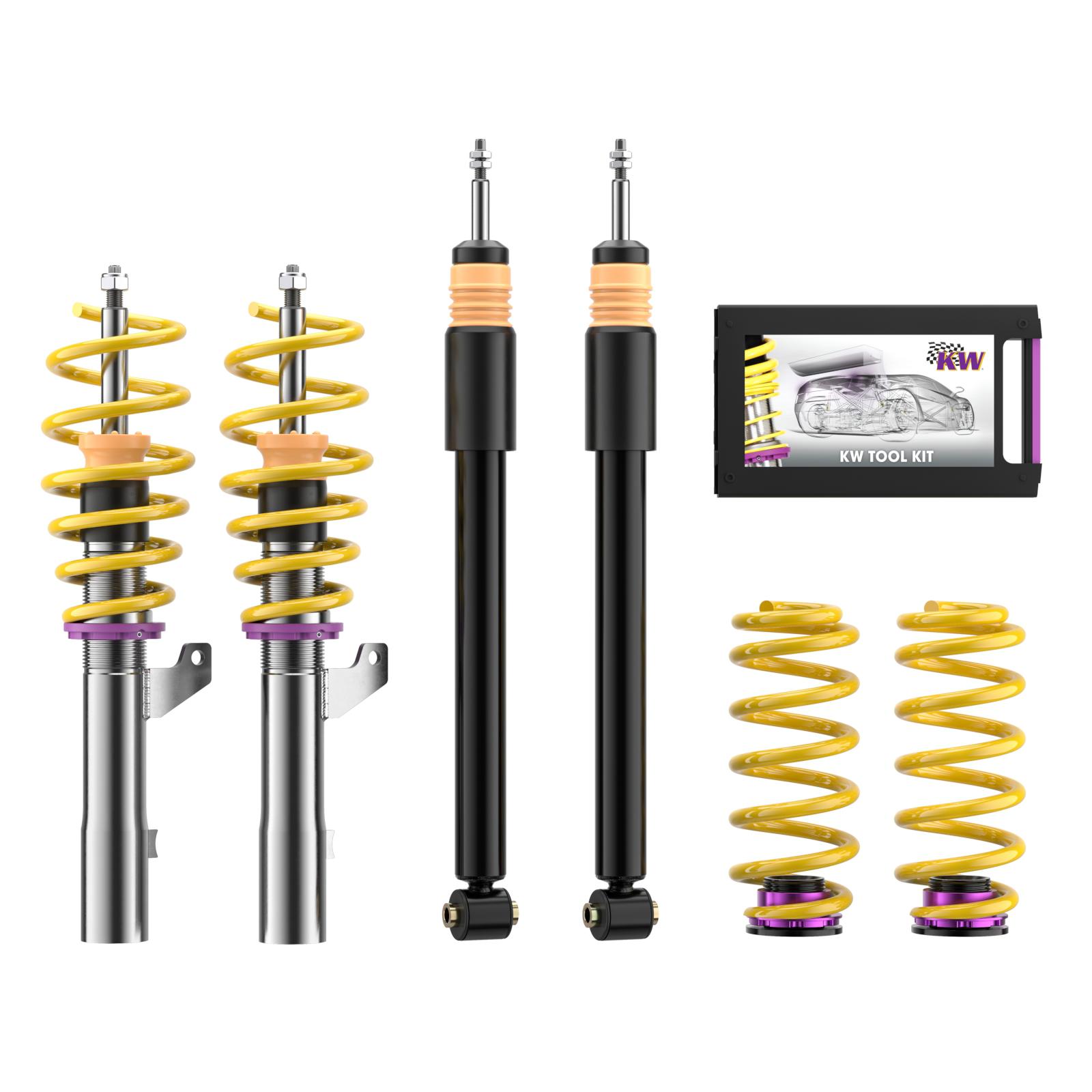 180800AQ Coilovers V2 Comfort KW Suspension i gruppen Välj bilmodell / Skoda / Superb III 15+ / Chassi / Coilovers hos DDESIGN (KW-180800AQ)