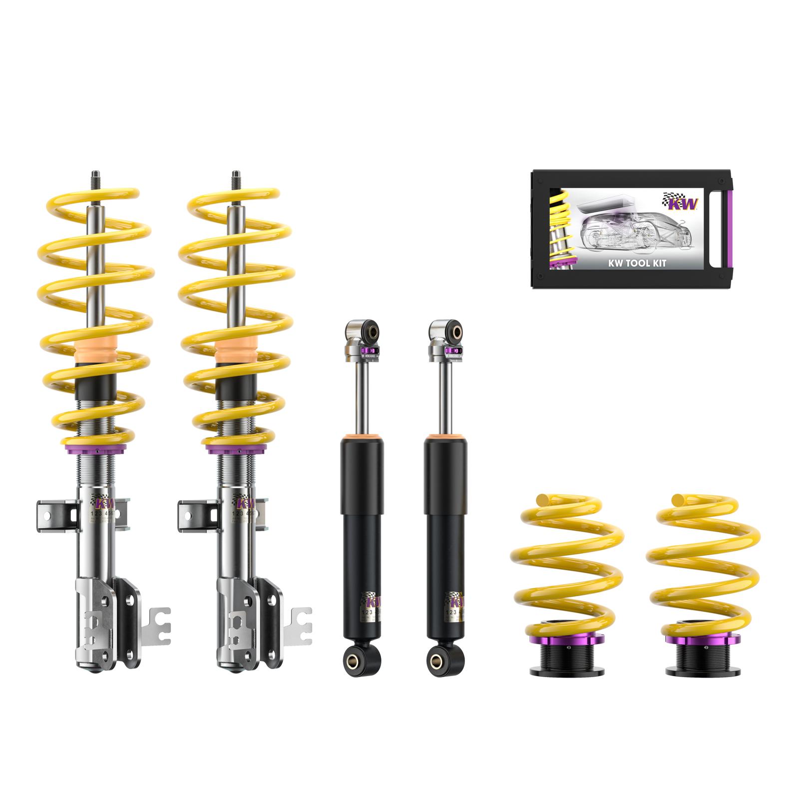 180800AV Coilovers V2 Comfort KW Suspension i gruppen Välj bilmodell / VW / Transporter T5 / Chassi / Stötdämpning hos DDESIGN (KW-180800AV)