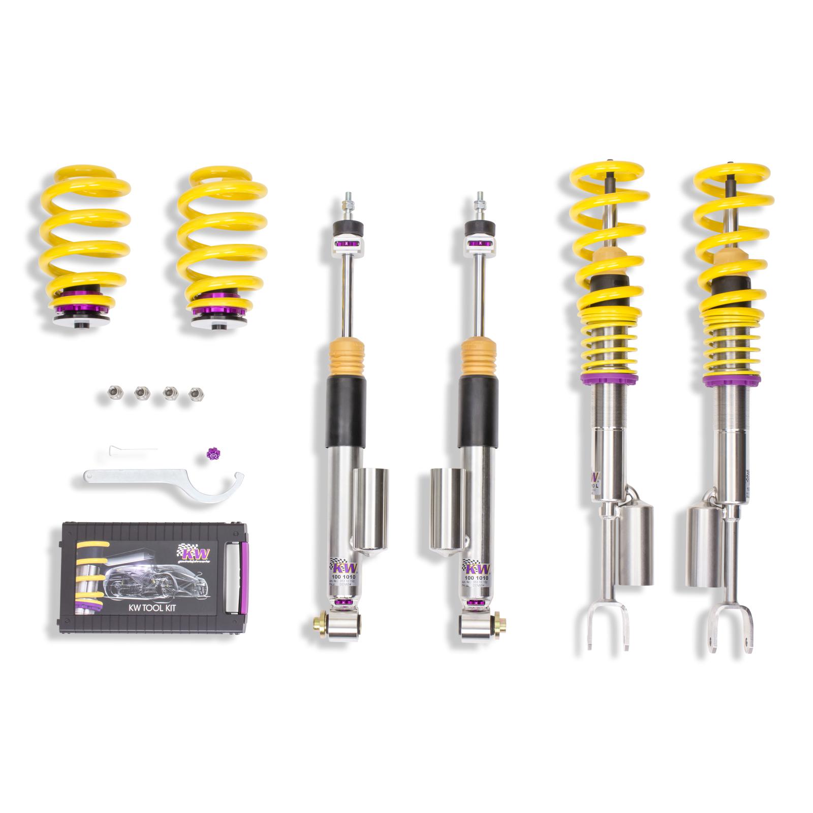 3521000L Coilovers Inox V3 KW Suspension i gruppen Välj bilmodell / Audi / A6 - S6 - RS6 (C6) 2004-2011 / Chassi / Coilovers hos DDESIGN (KW-3521000L)