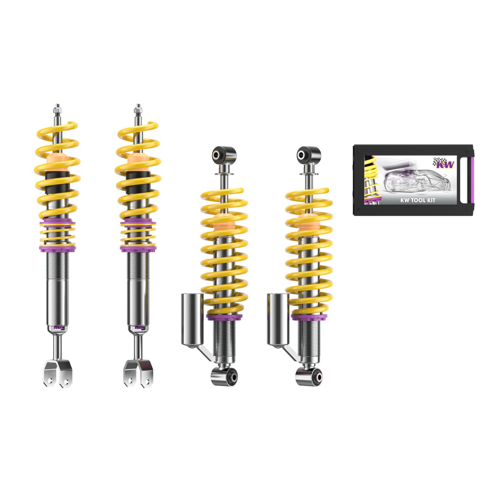 35210012 Coilovers Inox V3 KW Suspension i gruppen Välj bilmodell / Audi / A4 - S4 - RS4 (B5) 1994-2001 / Chassi / Coilovers hos DDESIGN (KW-35210012)