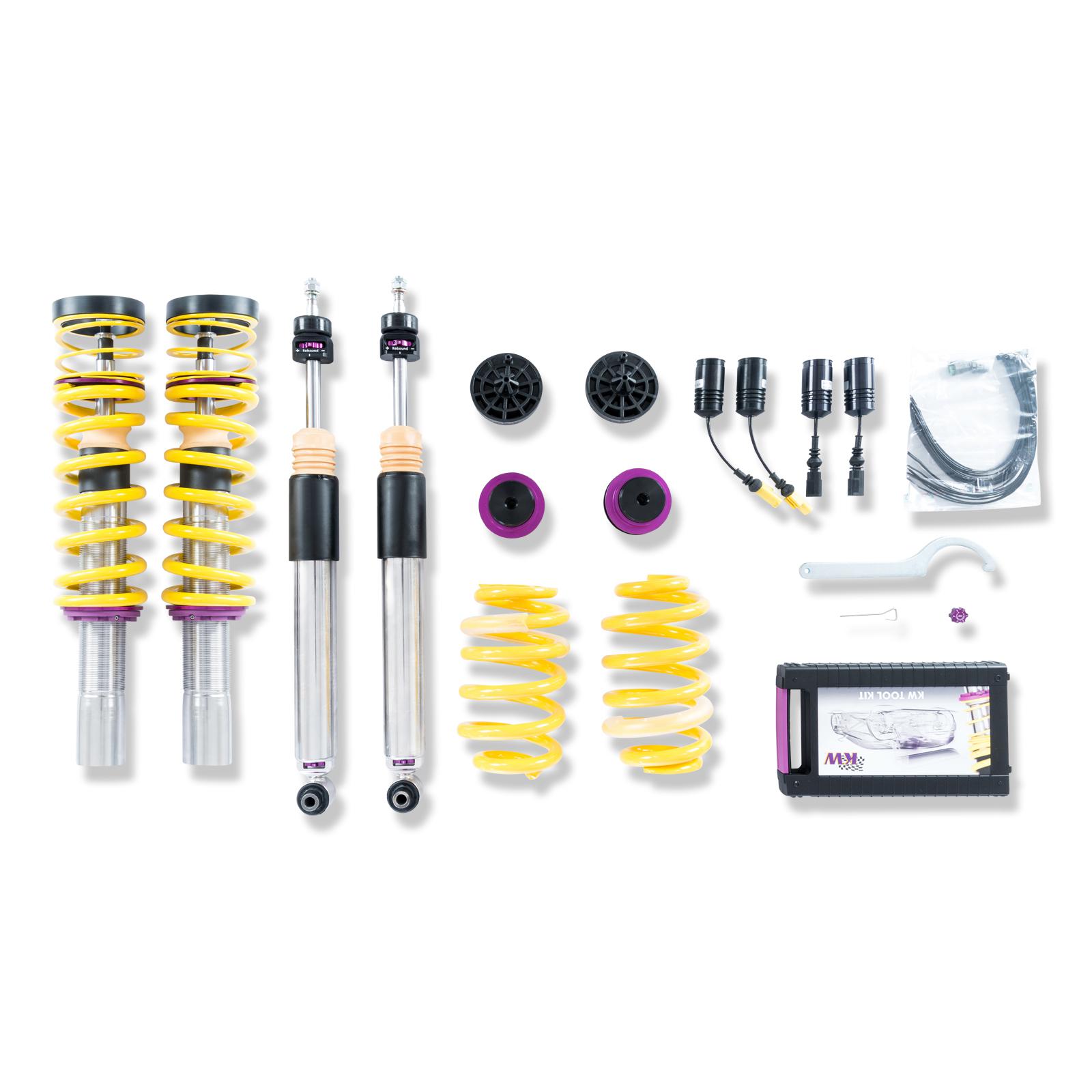 352100AU Coilovers Inox V3 (inkl. Cancellation Kit) KW Suspension i gruppen Välj bilmodell / Audi / A4 - S4 - RS4 (B8) 2007-2014 / Chassi / Coilovers hos DDESIGN (KW-352100AU)