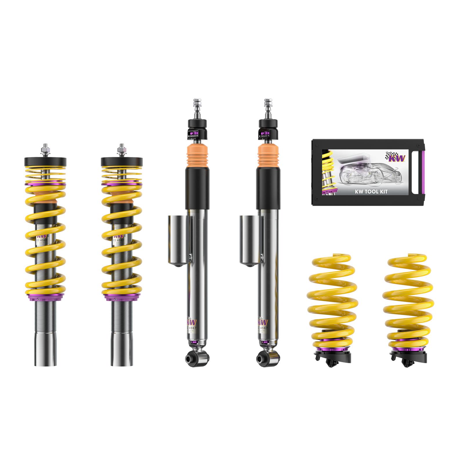 352100BV Coilovers Inox V3 (inkl. Cancellation Kit) KW Suspension i gruppen Välj bilmodell hos DDESIGN (KW-352100BV)