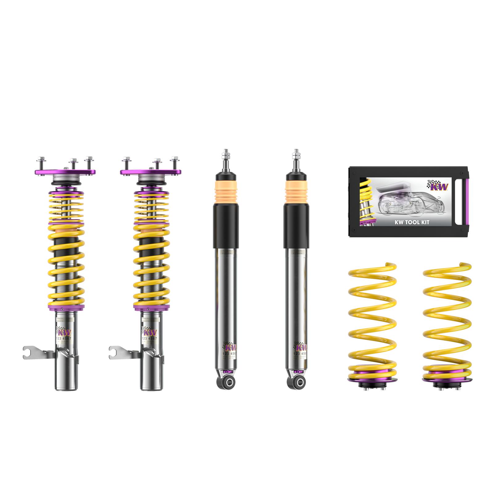 35210735 Coilovers V3 Clubsport (Utan Topplagringar) KW Suspension i gruppen Välj bilmodell / Audi / A4 - S4 (B6) 2000-2006 / Chassi / Coilovers hos DDESIGN (KW-35210735)