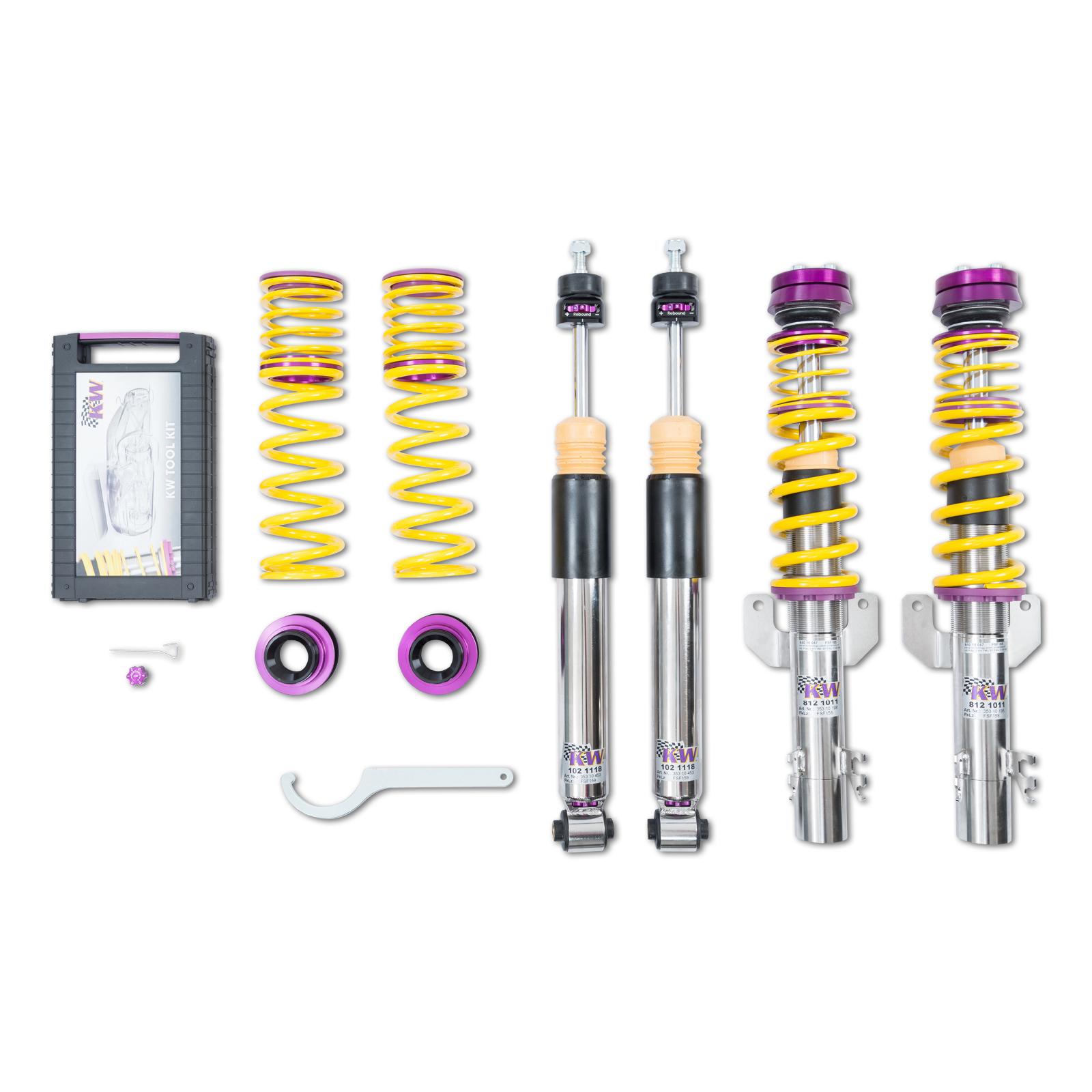 3521080W Coilovers V3 Clubsport KW Suspension i gruppen Universala produkter / Chassi / Coilovers hos DDESIGN (KW-3521080W)