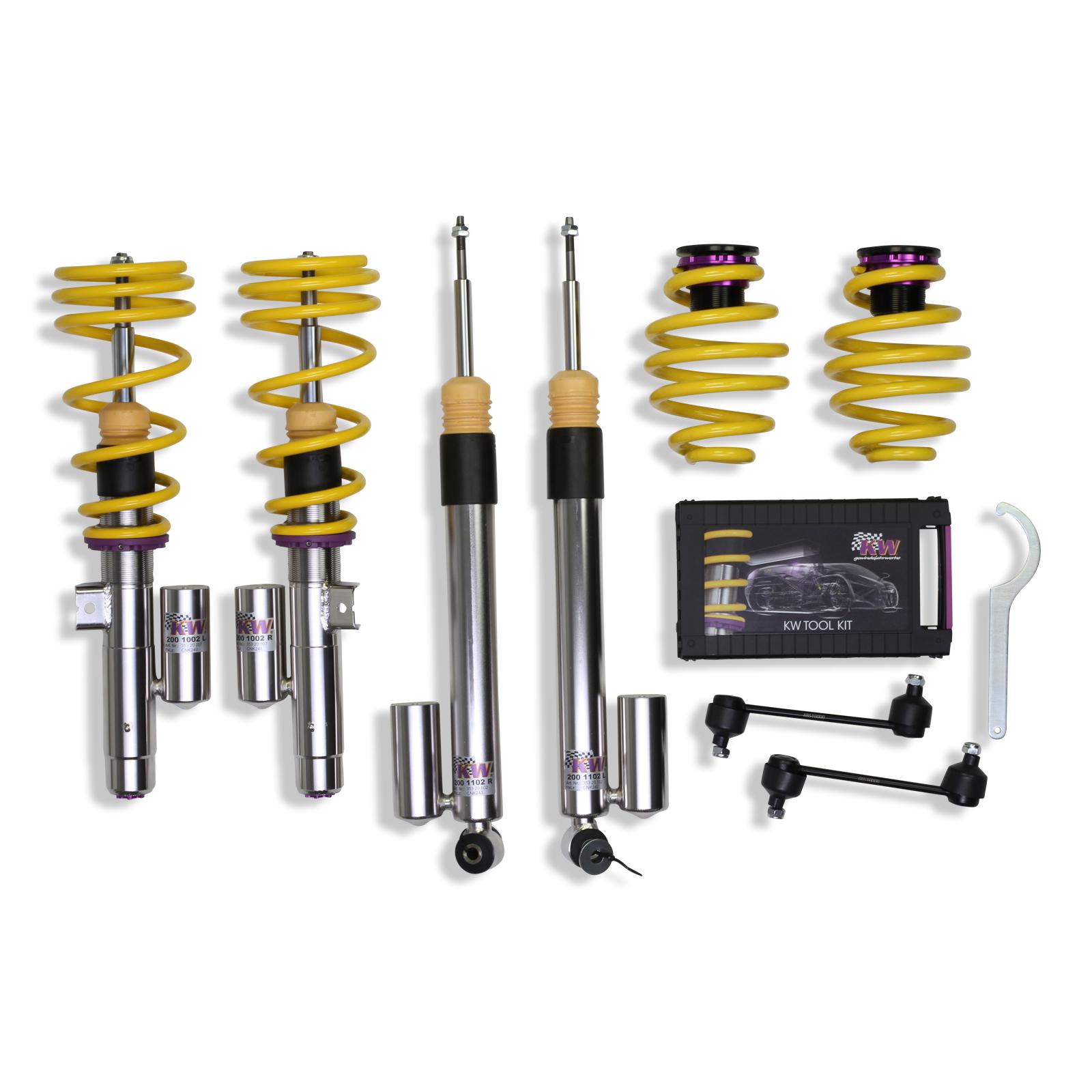 35220023 Coilovers Inox V3 KW Suspension i gruppen Välj bilmodell / BMW / M3 3-serie (E46) 01-05 / Chassi / Fjädring hos DDESIGN (KW-35220023)