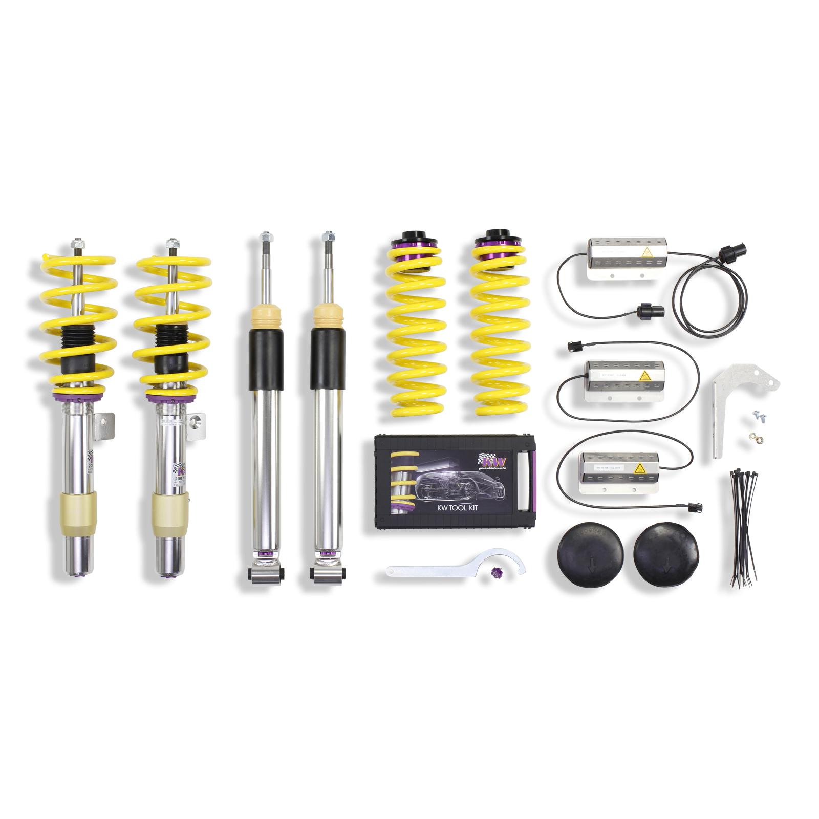 35220083 Coilovers Inox V3 (inkl. Cancellation Kit) KW Suspension i gruppen Välj bilmodell / BMW / M3 3-serie (E90-E92-E93) 07-12 / Chassi / Fjädring hos DDESIGN (KW-35220083)