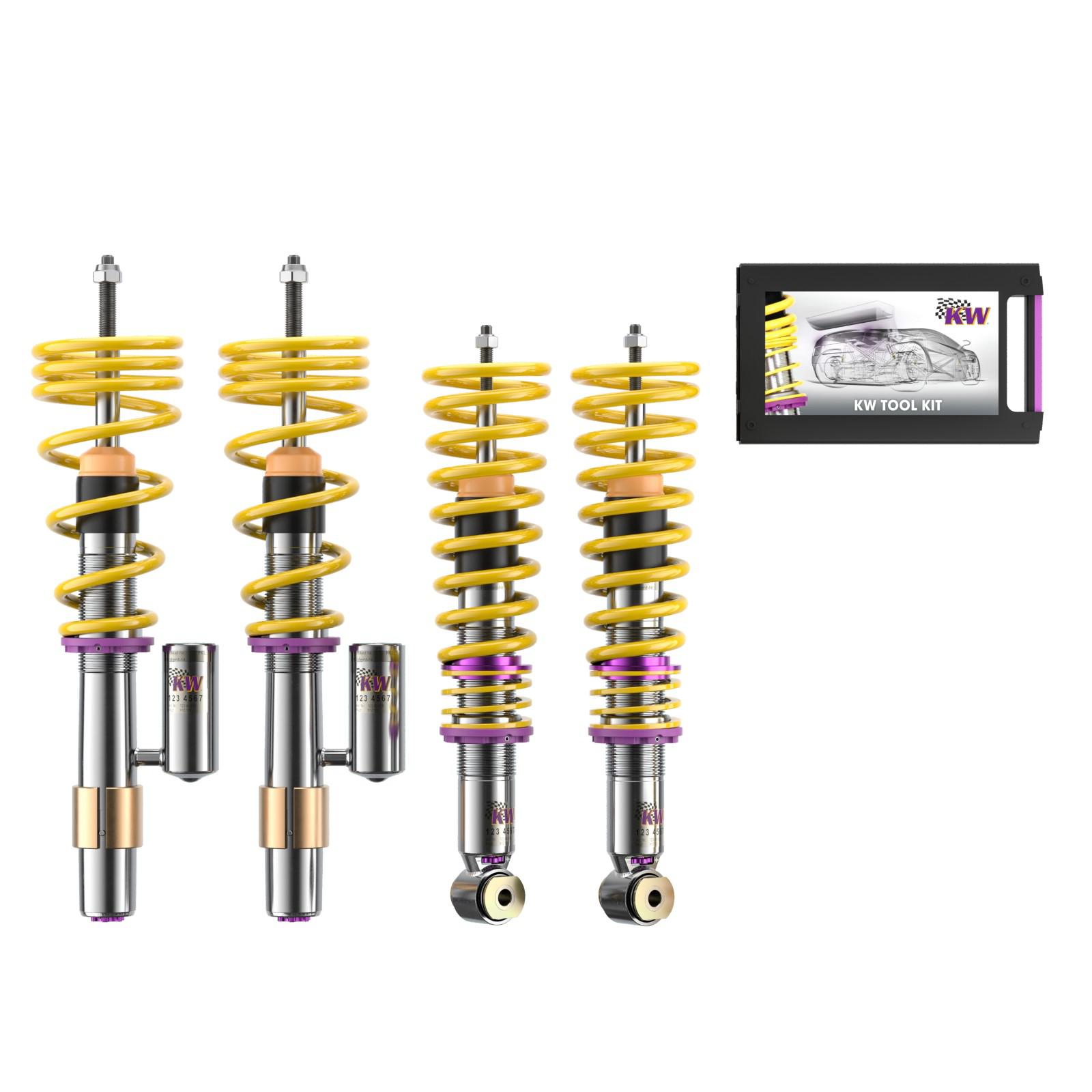 35220084 Coilovers Inox V3 (inkl. Cancellation Kit) KW Suspension i gruppen Välj bilmodell / BMW / 6-serie (E63-E64) 03-10 / Chassi / Coilovers hos DDESIGN (KW-35220084)