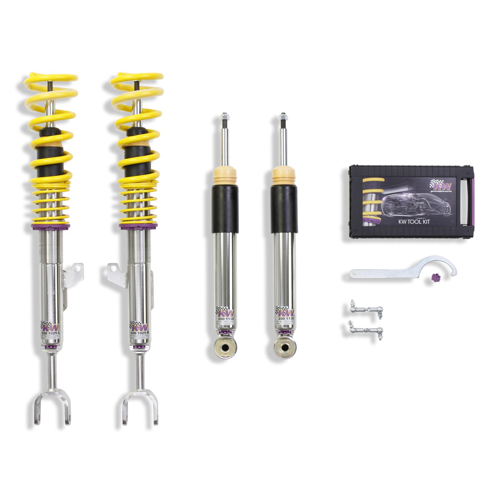 35220094 Coilovers Inox V3 KW Suspension i gruppen Välj bilmodell / BMW / 5-serie (F07-F10-F11) 11-17 / Chassi / Coilovers hos DDESIGN (KW-35220094)