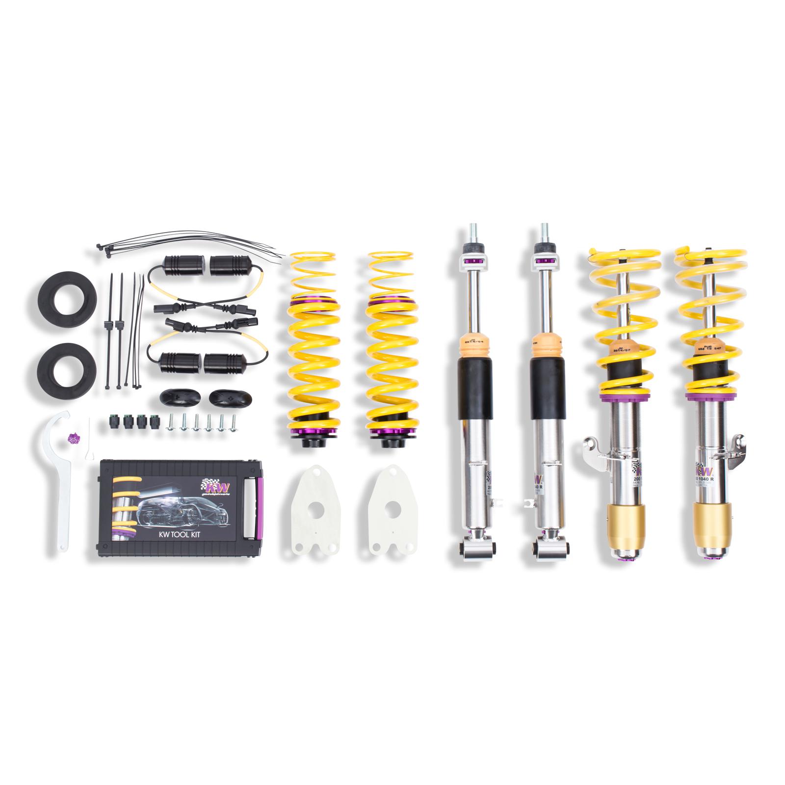 352200AP Coilovers Inox V3 (inkl. Cancellation Kit) KW Suspension i gruppen Välj bilmodell / BMW / M3 3-serie (F80) 2014-2019 / Chassi hos DDESIGN (KW-352200AP)