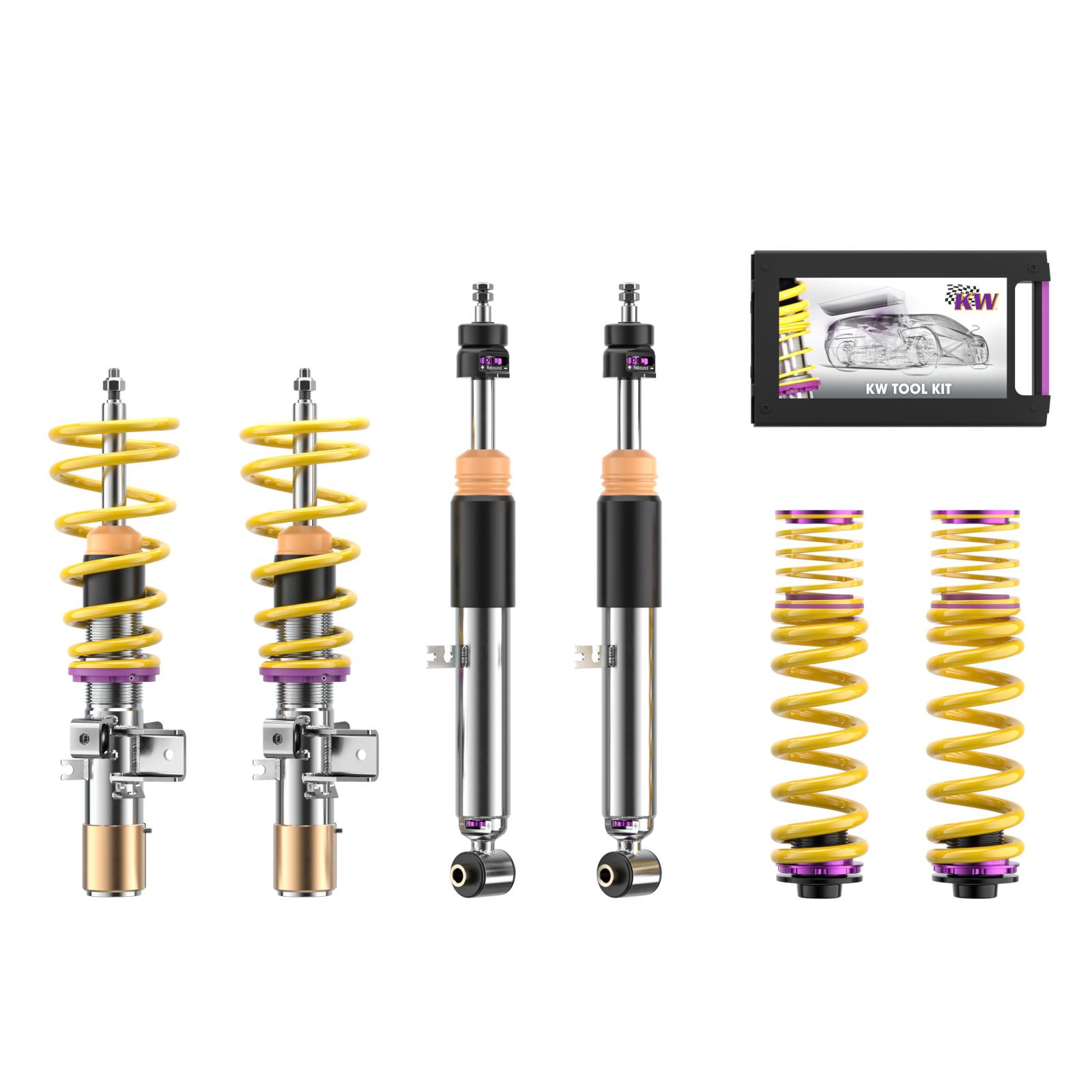 352200CH Coilovers Inox V3 (inkl. Cancellation Kit) KW Suspension i gruppen Välj bilmodell / BMW / Z4 (E85-E89) 02-16 / Chassi / Coilovers hos DDESIGN (KW-352200CH)