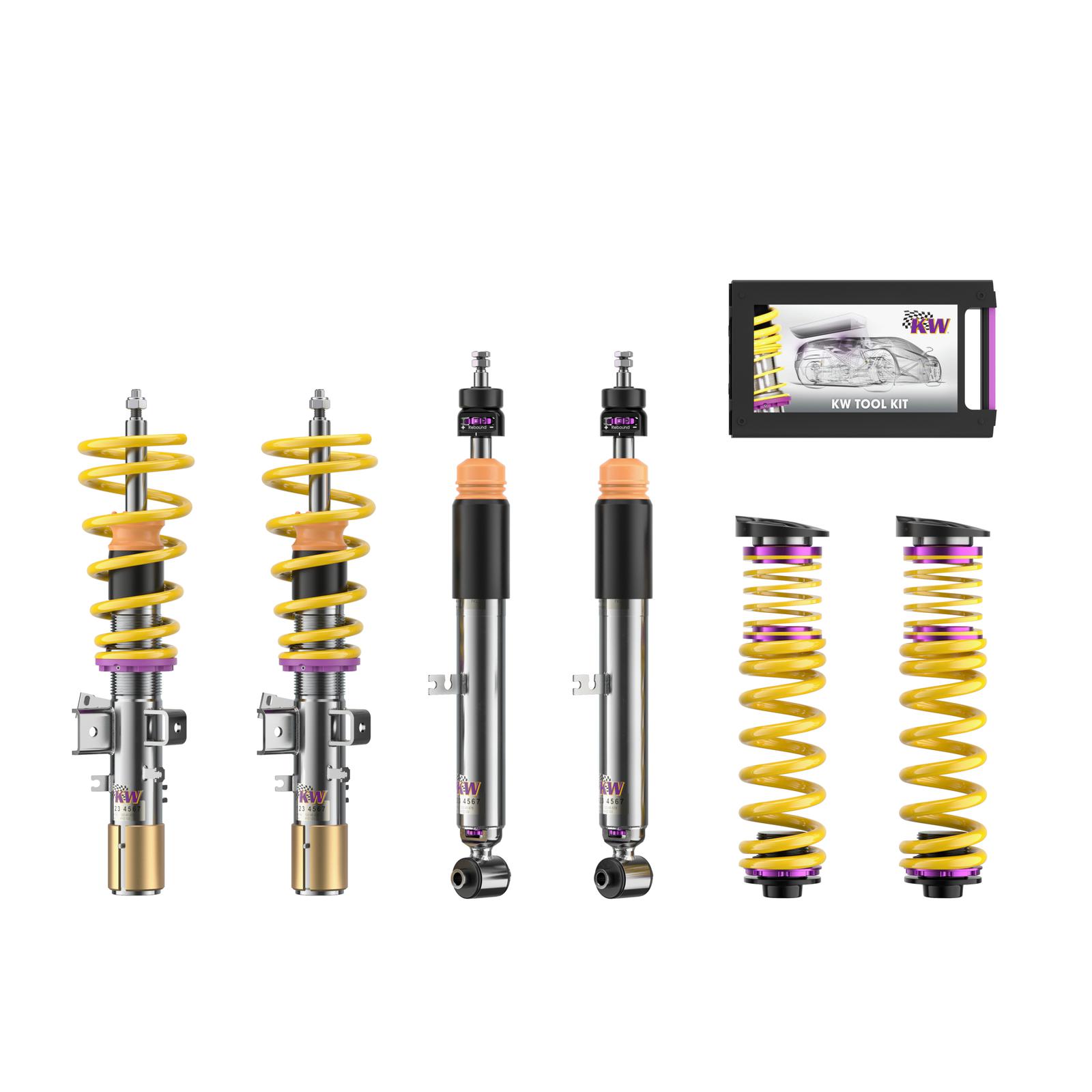 352200CK Coilovers Inox V3 (inkl. Cancellation Kit) KW Suspension i gruppen Välj bilmodell hos DDESIGN (KW-352200CK)