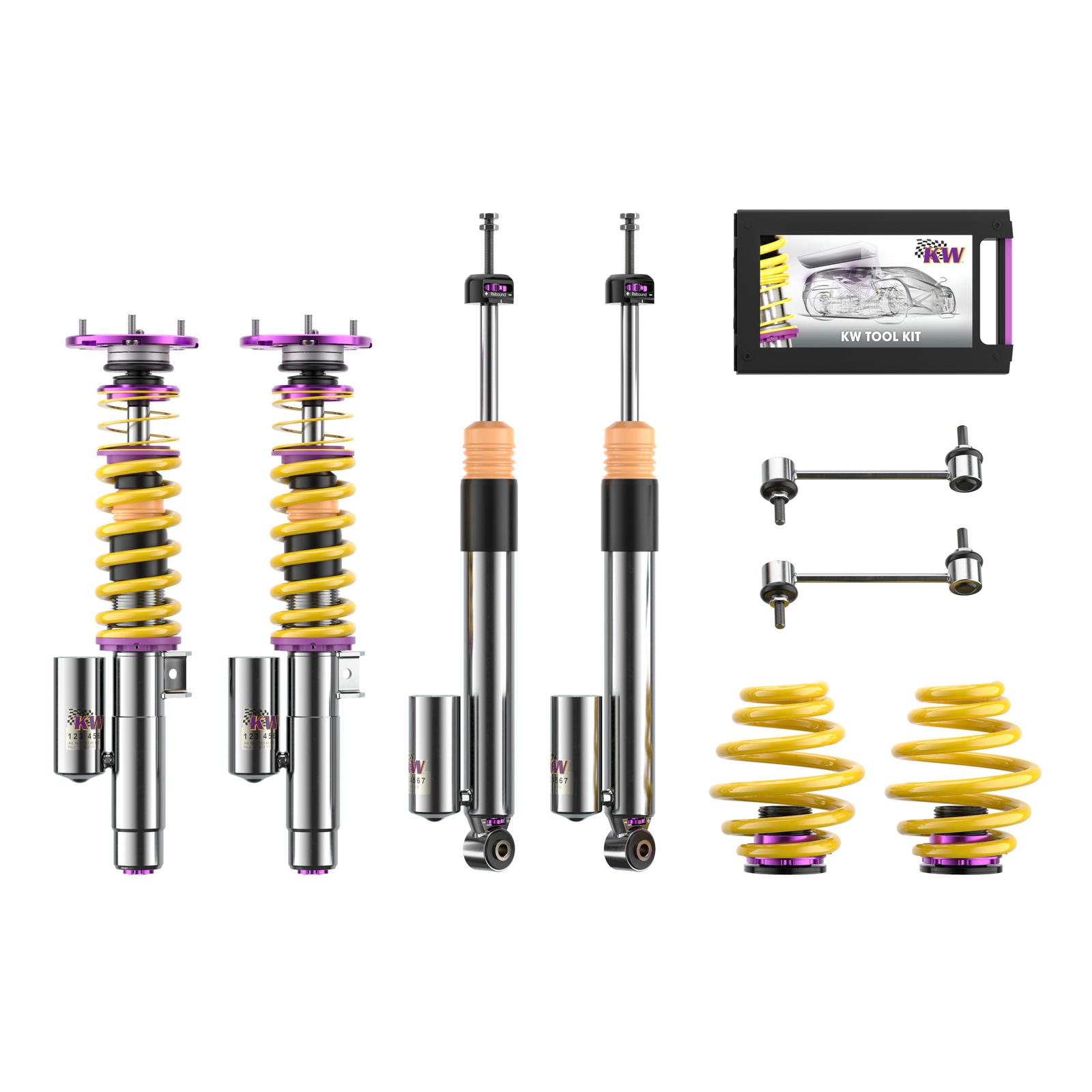 35220825 Coilovers V3 Clubsport KW Suspension i gruppen Välj bilmodell / BMW / M3 3-serie (E46) 01-05 / Chassi / Fjädring hos DDESIGN (KW-35220825)