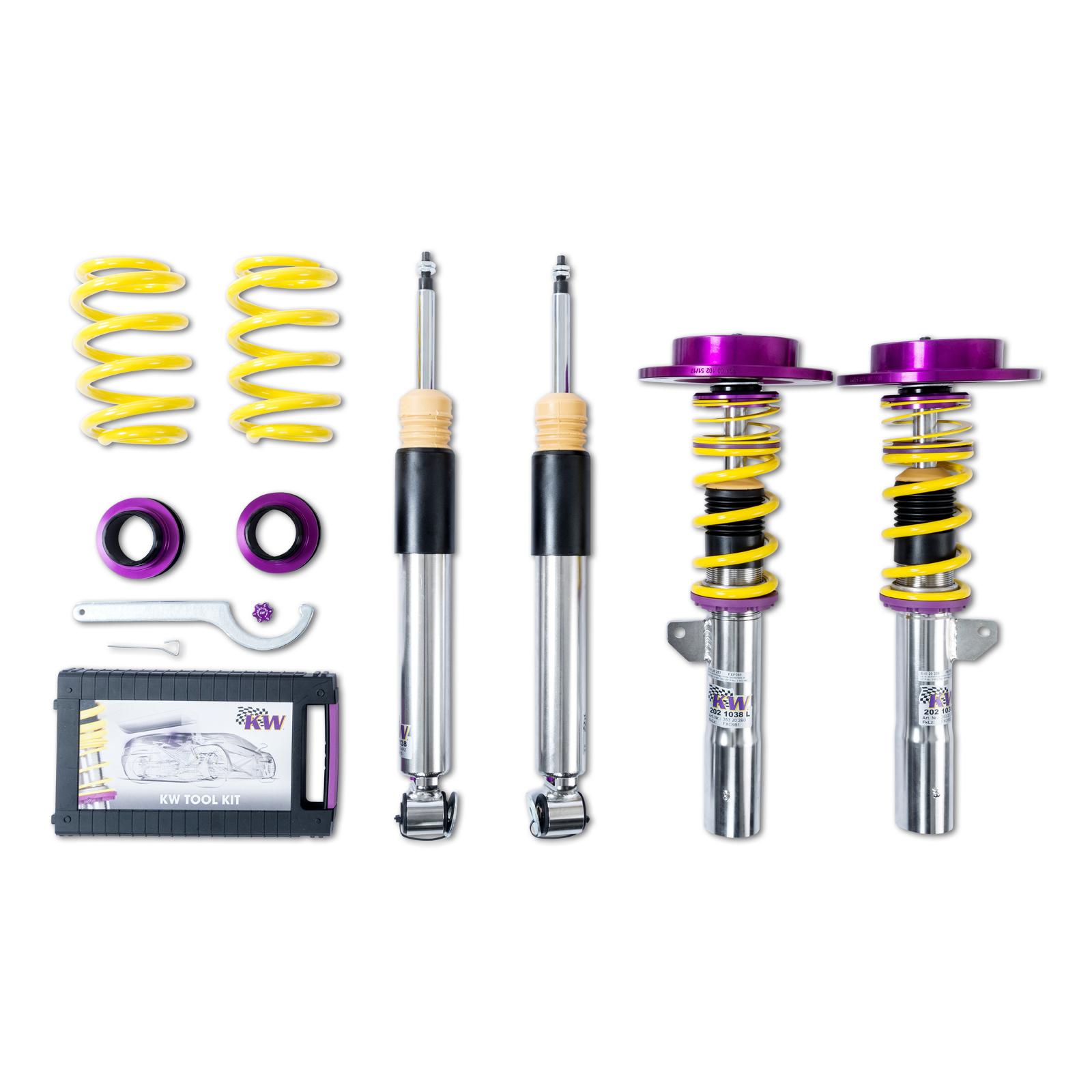 352208AG Coilovers V3 Clubsport KW Suspension i gruppen Välj bilmodell / Mini / Cooper (R56/57) 2006-2013 / 2009-2015 / Chassi / Fjädring hos DDESIGN (KW-352208AG)