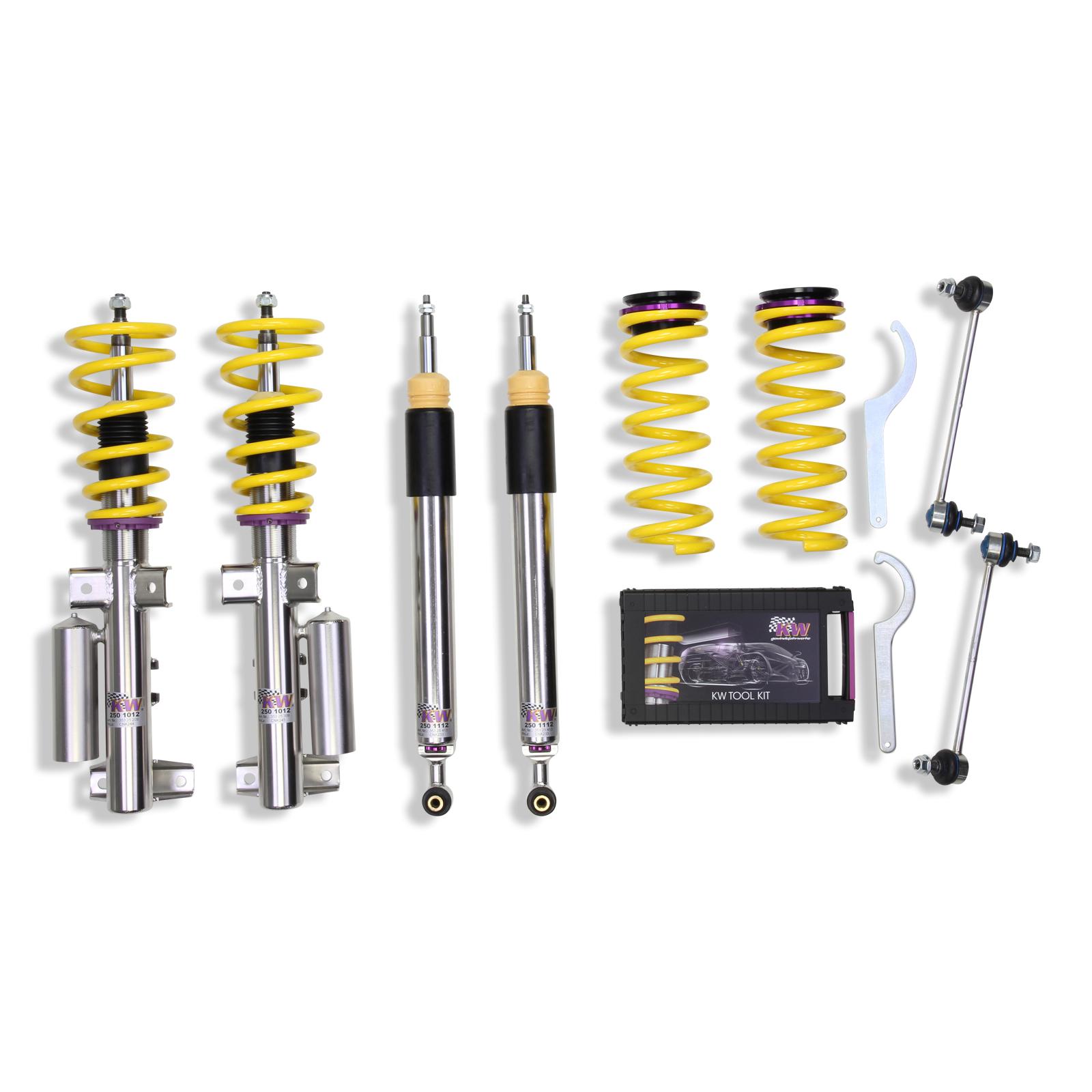 35225033 Coilovers Inox V3 KW Suspension i gruppen Välj bilmodell / Mercedes Benz / C-Class 07-15 (W204) / Chassi / Coilovers hos DDESIGN (KW-35225033)