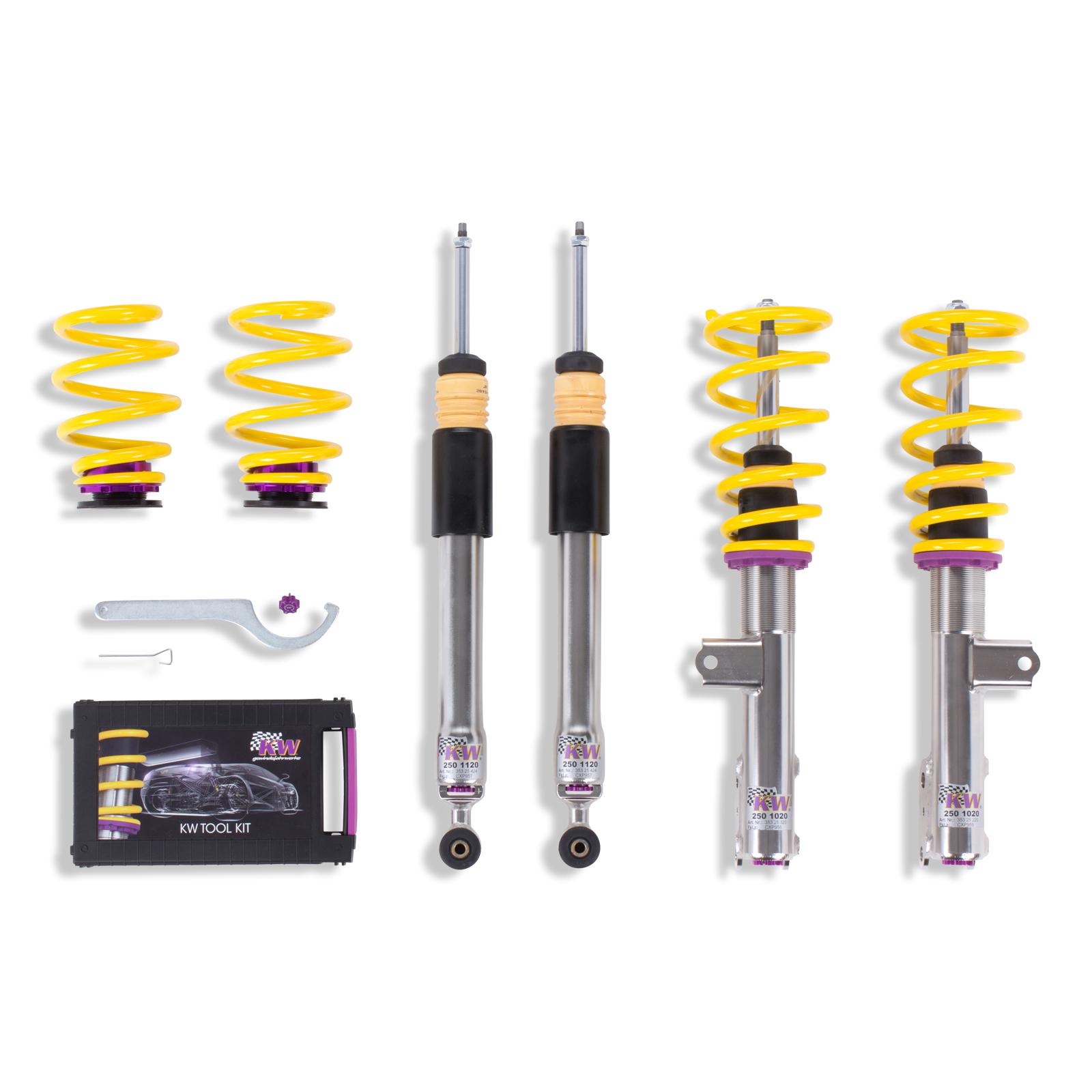 35225065 Coilovers Inox V3 KW Suspension i gruppen Välj bilmodell / Mercedes Benz / CLA-Class 13-19 (C117) / Chassi / Fjädring hos DDESIGN (KW-35225065)