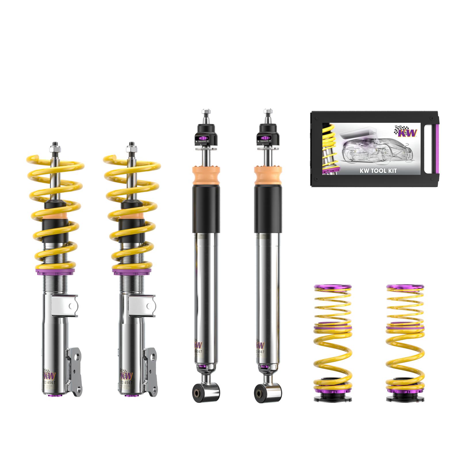 35225067 Coilovers Inox V3 KW Suspension i gruppen Välj bilmodell / Mercedes Benz / CLA-Class 13-19 (C117) / Chassi / Fjädring hos DDESIGN (KW-35225067)