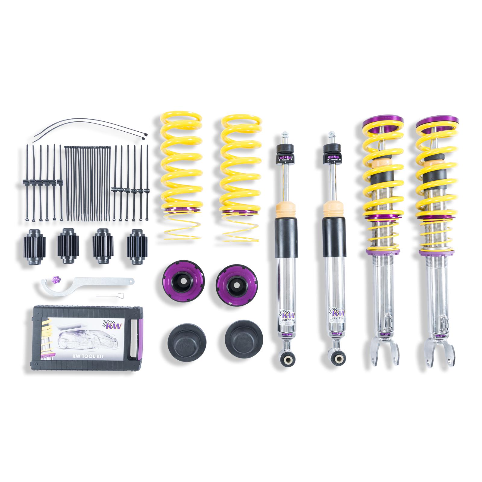 35225089 Coilovers Inox V3 (inkl. Cancellation Kit) KW Suspension i gruppen Välj bilmodell / Mercedes Benz / C-Class 15-21 (W205) / Chassi / Coilovers hos DDESIGN (KW-35225089)