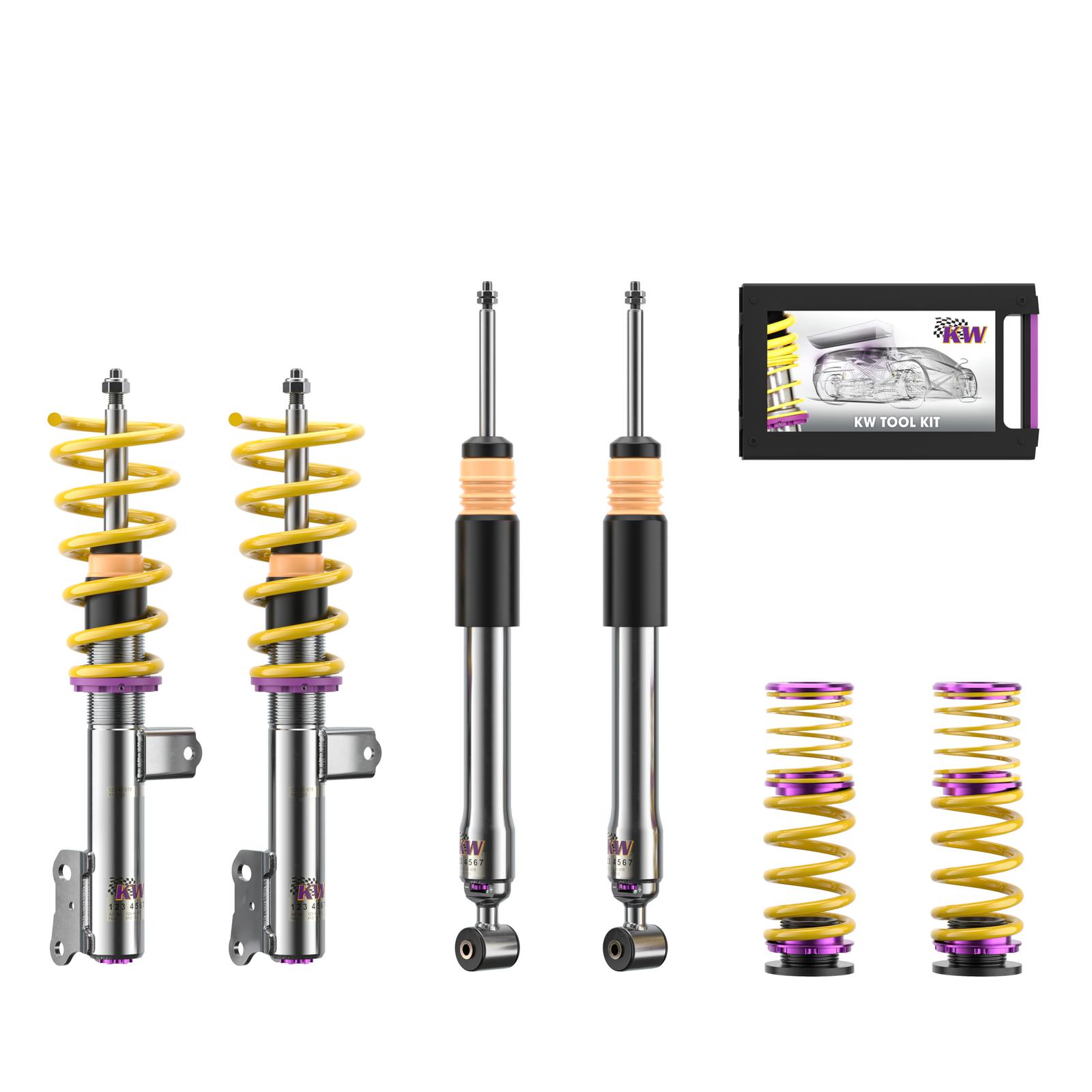 35225092 Coilovers Inox V3 KW Suspension i gruppen Välj bilmodell / Mercedes Benz / CLA-Class 13-19 (C117) / Chassi / Fjädring hos DDESIGN (KW-35225092)