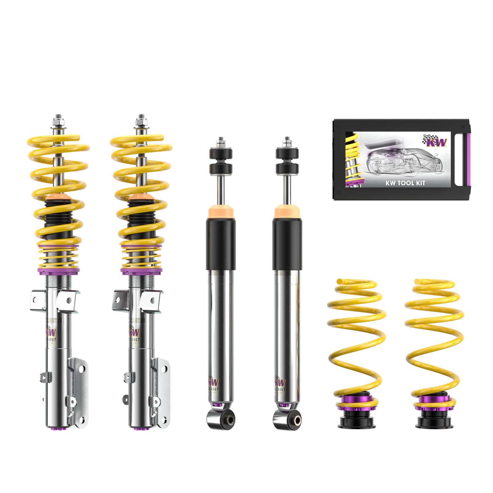 35230045 Coilovers Inox V3 KW Suspension i gruppen Välj bilmodell / Ford / Mustang 05-14 / Chassi / Fjädring hos DDESIGN (KW-35230045)