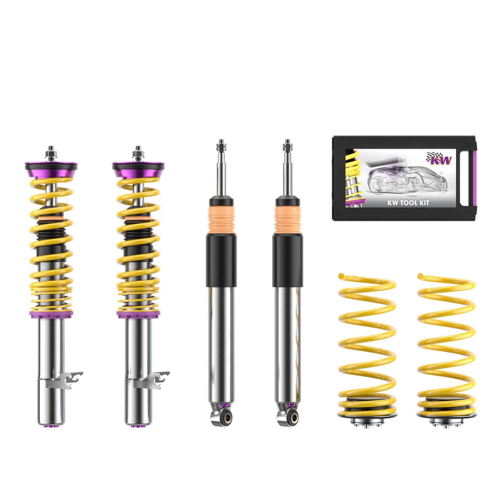 35230054 Coilovers Inox V3 KW Suspension i gruppen Välj bilmodell / Ford / Focus Mk2 Inkl. ST 04-10 / Chassi / Fjädring hos DDESIGN (KW-35230054)